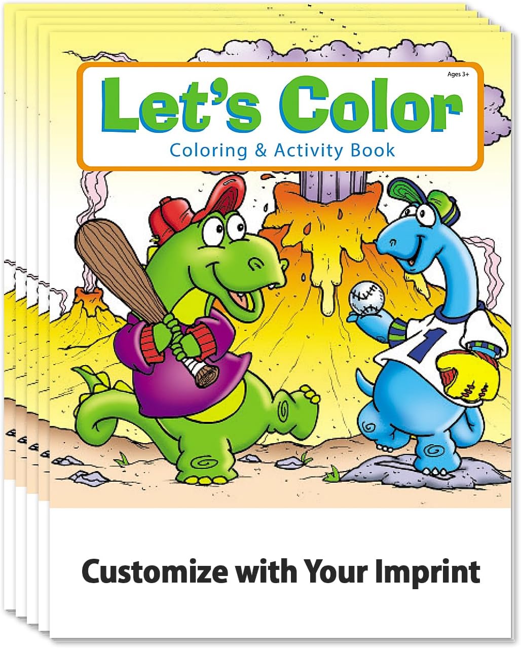 ZOCO – Let's Color – Coloring Books (50 Bulk Pack, with Crayons) – Goodie Bag,Stocking Stuffers – Party Favors – Games, Puzzles, Fun Activities for Kids