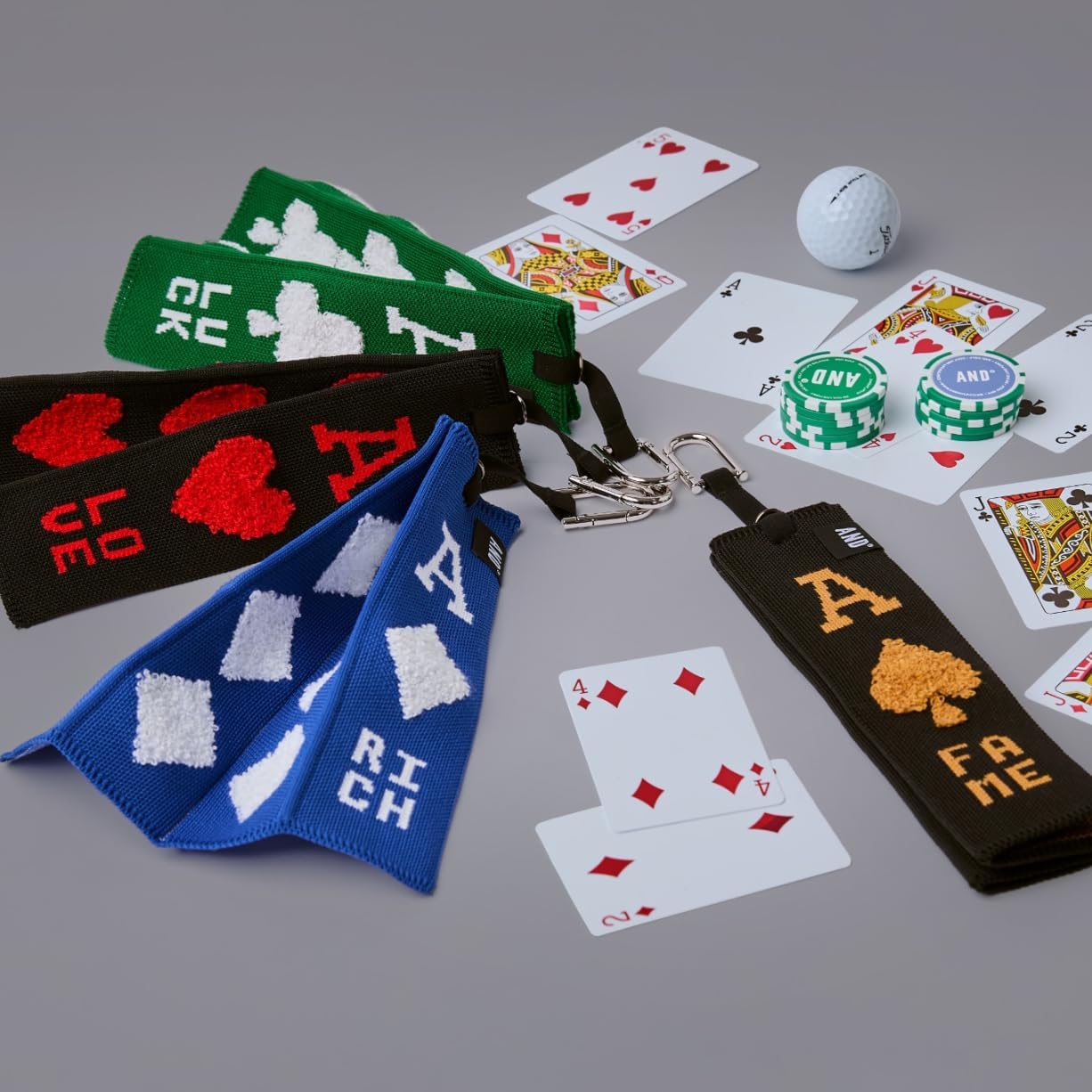 ANDGOLF Pleats Ball Towel, Use to Wash My Ball and Club, Best Choice for Golf Gifts, Embroidered Golf Towels, Clip for Bags/Pants/Skirts, Durable Elastic Band, Colorful Fashion Golf Item - Image 7