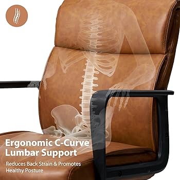 ブラウン オフィスチェア 肘掛け付き SEKI ソフトタッチマネジメント3 オフィスチェア レザー