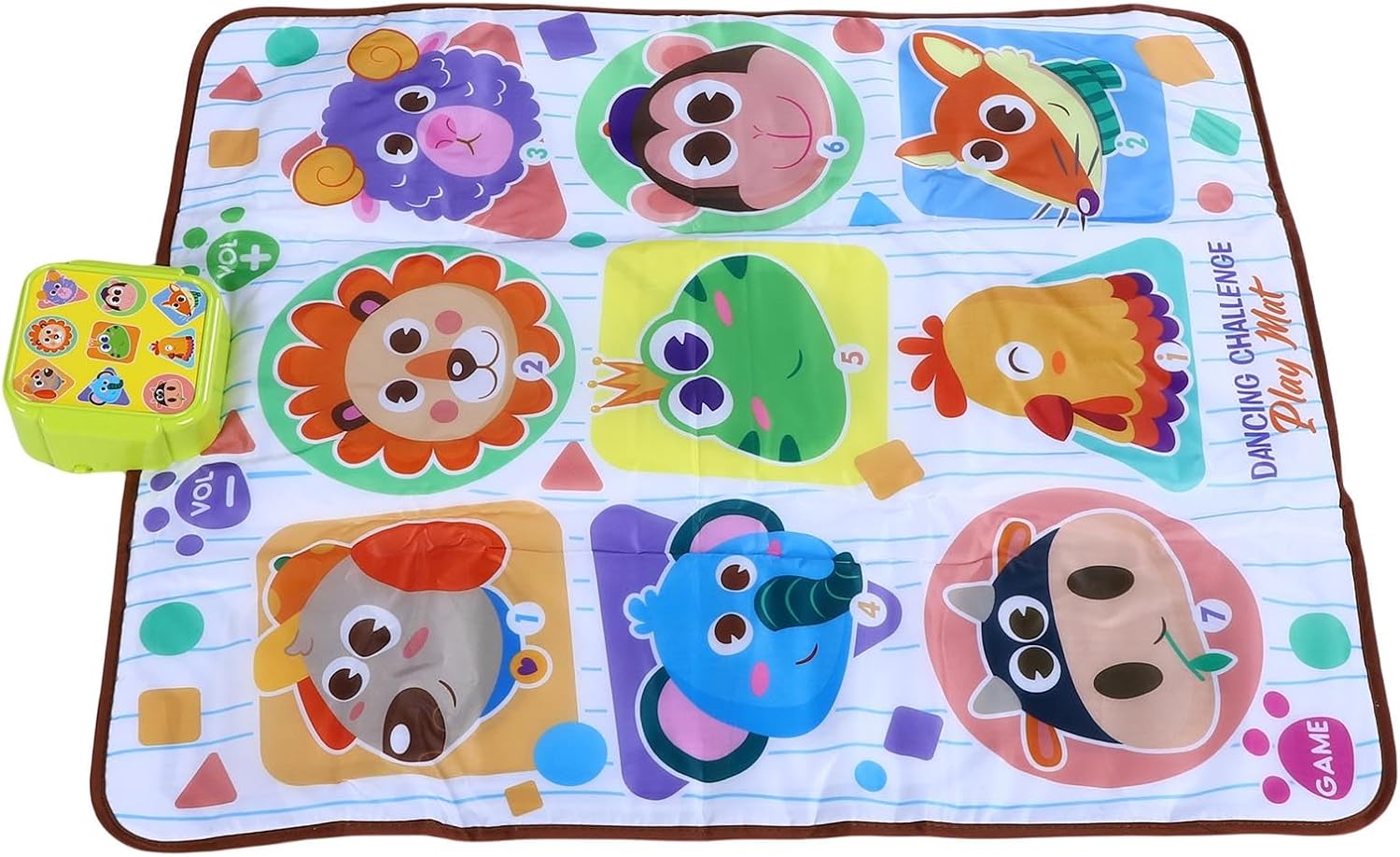 CHICIRIS Kids Dance Mat Electronic Music Dance Pad with Soft Cushioned Surface Anti Slip Design for Boys and Girls Ages 7 and Up 32.28x25.59in