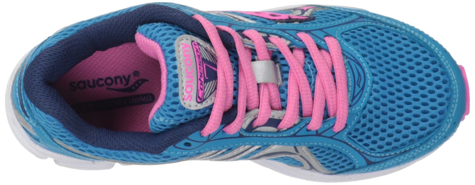 Saucony Cohesion 7 Chaussures de course à lacets pour tout-petit/grand enfant