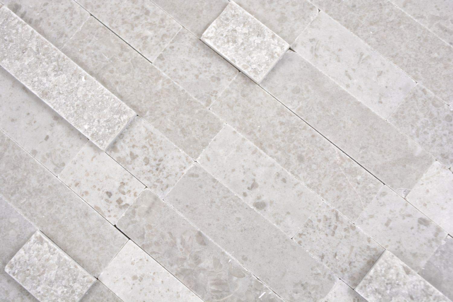 Tappetino Mosaico In Pietra Naturale Autoadesivo - Per Pareti E Cucine, 275x300 Mm - Foto 12