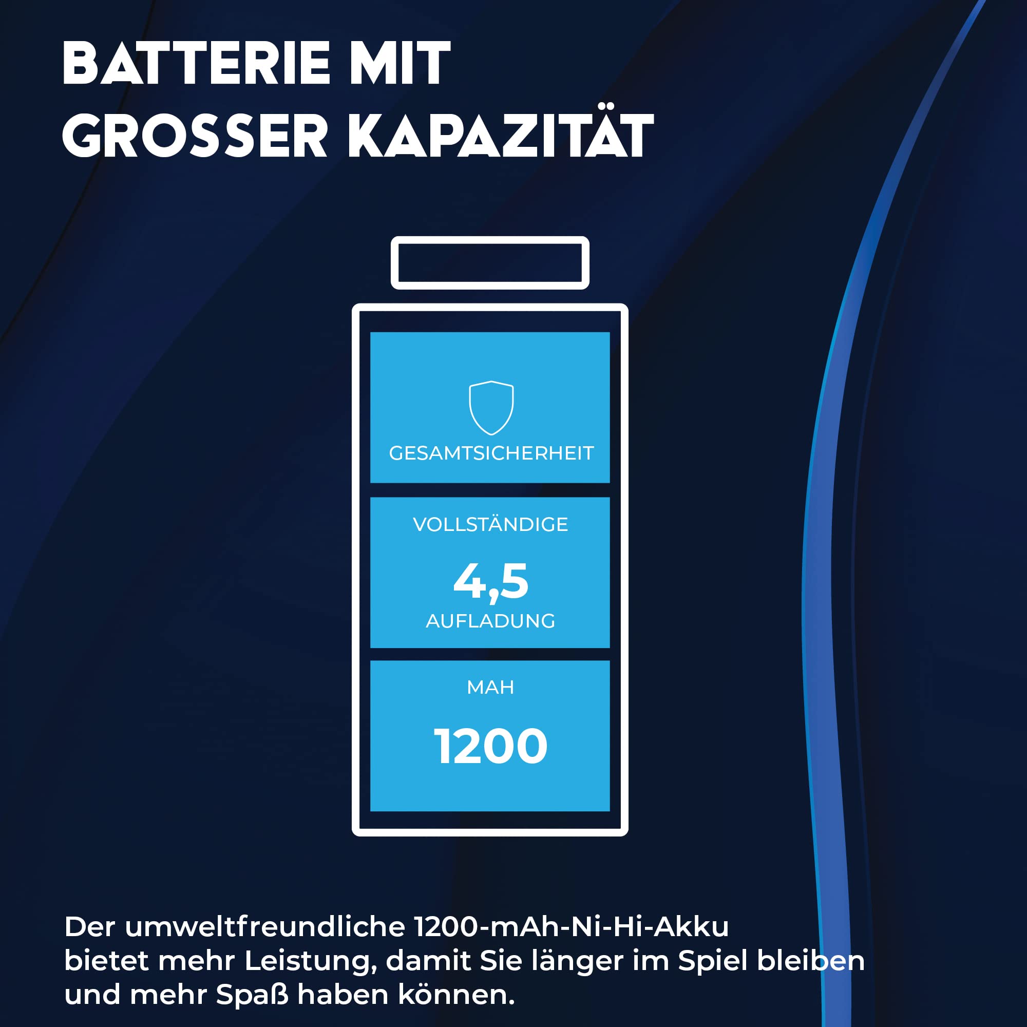 DR1TECH PowerSetX Ladestation und Akku Für Controller XBOX One X/S, Series X/S - Zubehör Für XBOX Wireless Controller + Smart Battery 1200 mAh (Controller NICHT Enthalten) [Amazon Exclusive]