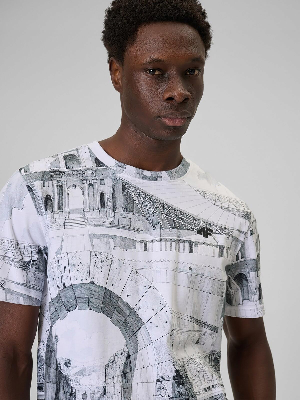 KOSZULKA MĘSKA TSHIRT 4F BAWEŁNA SUPER MATERIAŁ