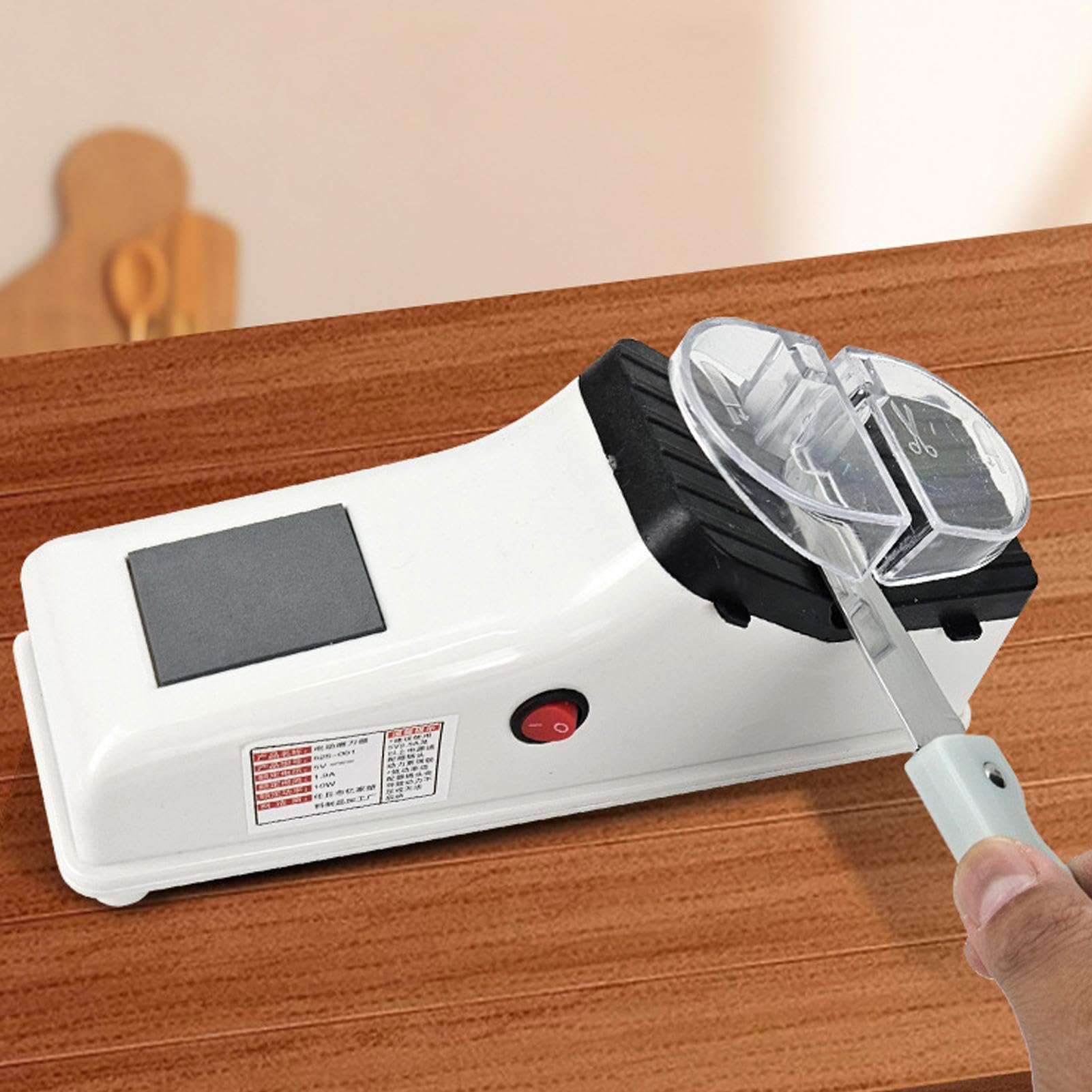 Surudoisharp Pro Electric Knife Skining, Darferante De Cuchillo Eléctrico Prosharpen, Afilador De Cuchillo Multifuncional Con Cubierta Protectora, Afinador De Cortadores Eléctricos