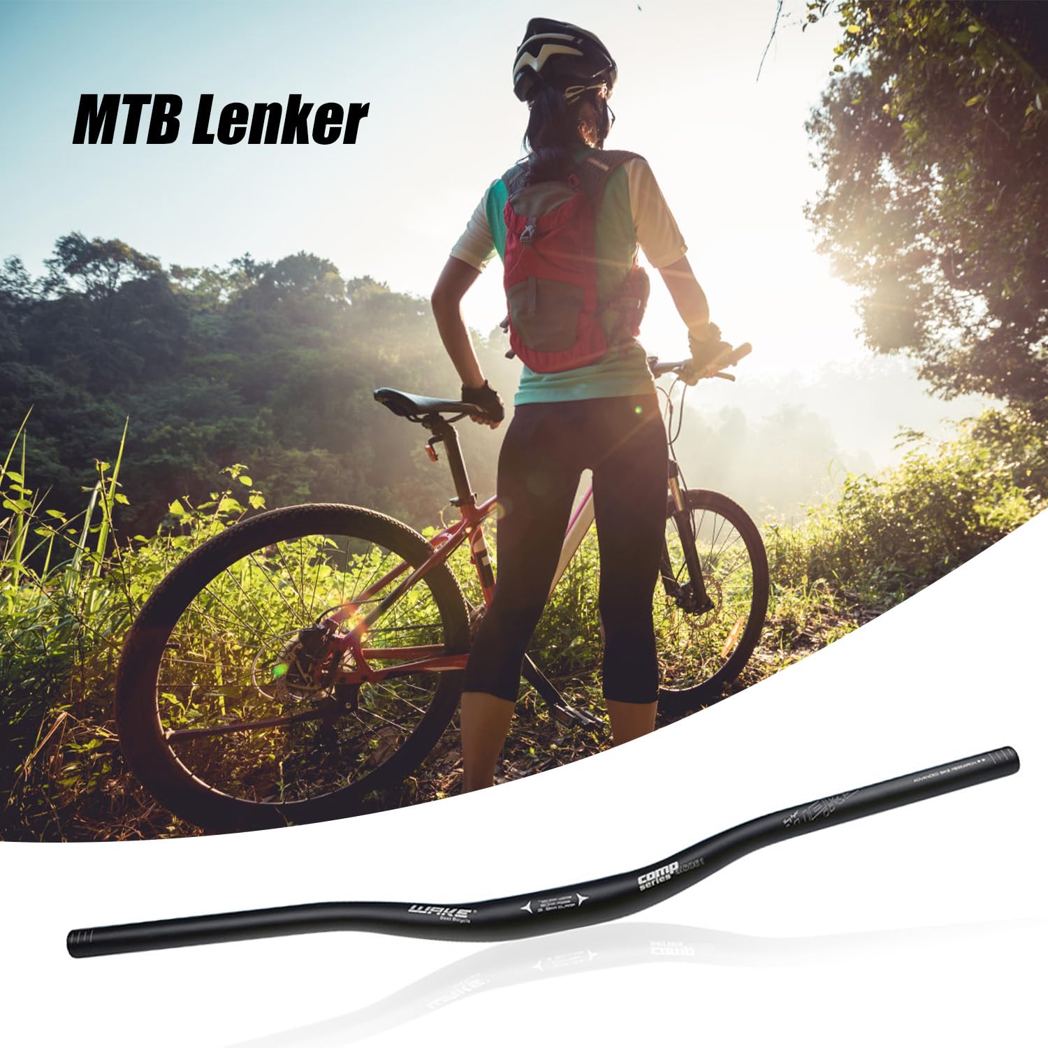 Manubrio MTB Lixada In Alluminio - 780mm, Diametro 31.8mm, Per Mountain Bike - Foto 6