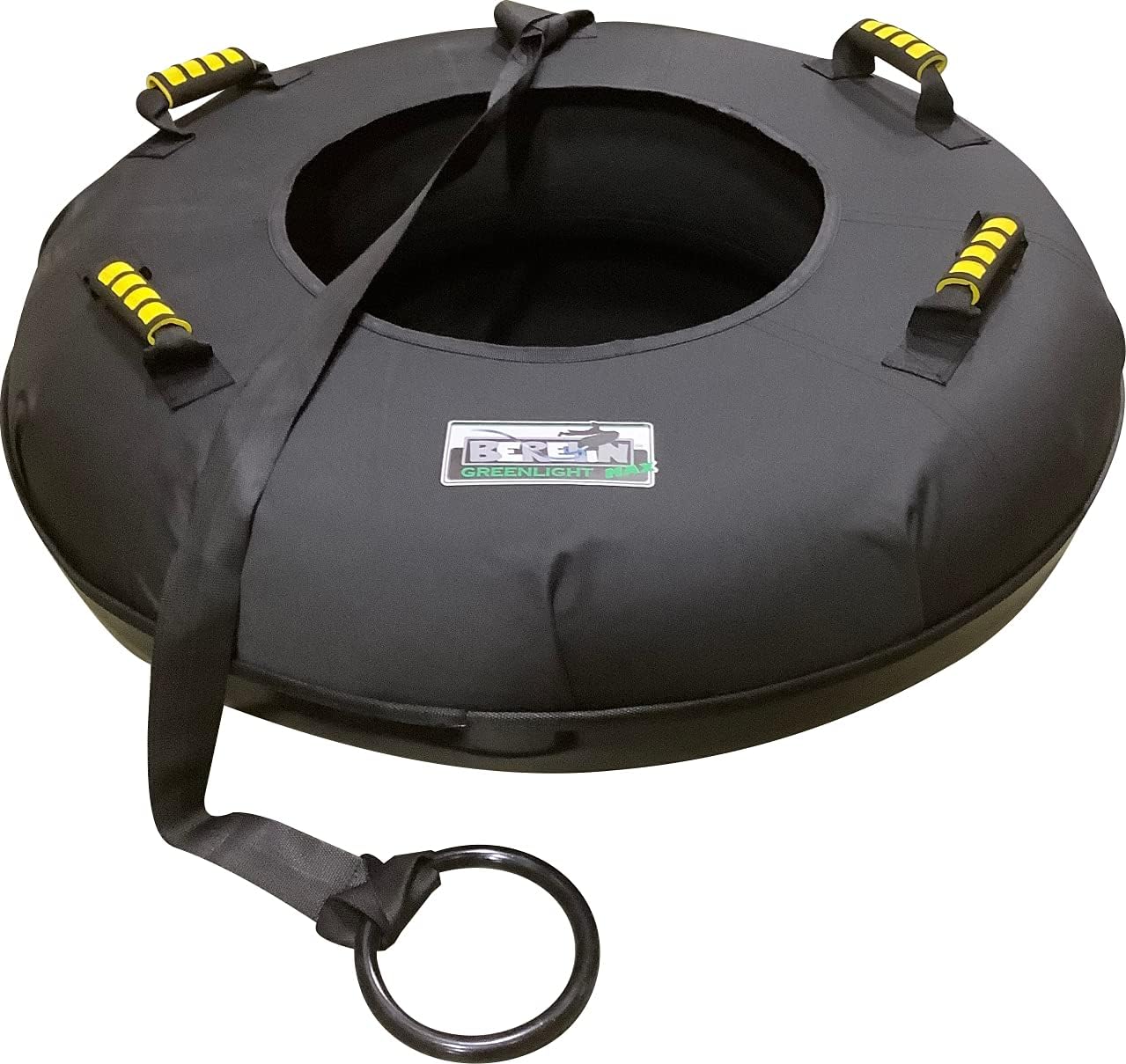 Berelin Snow Tube Heavy Duty Inner Tube with Hard Plastic Bottom for