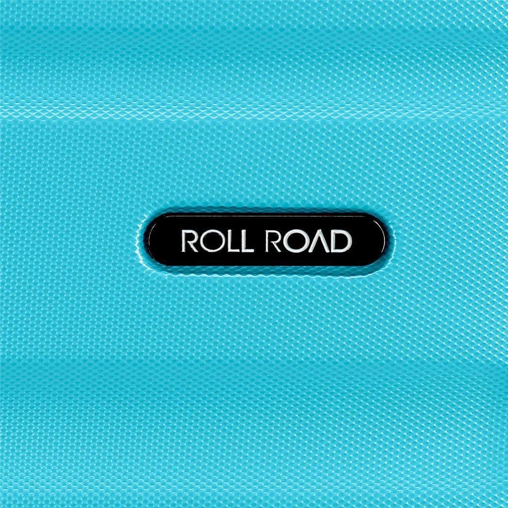Roll Road Flex Maleta Rígida Fabricada en ABS, un Material, Cierre de combinación Lateral 4 Ruedas Dobles Equipaje Mano, Práctico Interior con un Compartimento — view 228