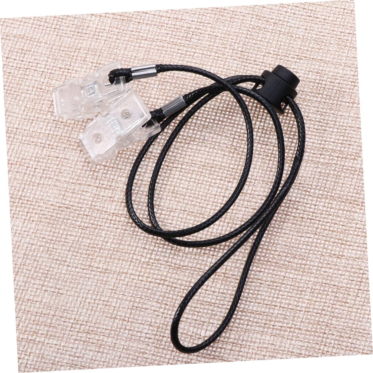5Pcs Napkin Clip Chain Flexible Lanyard Holders for Clinic Home Dining Drawing Studio Durable with Strong Texture