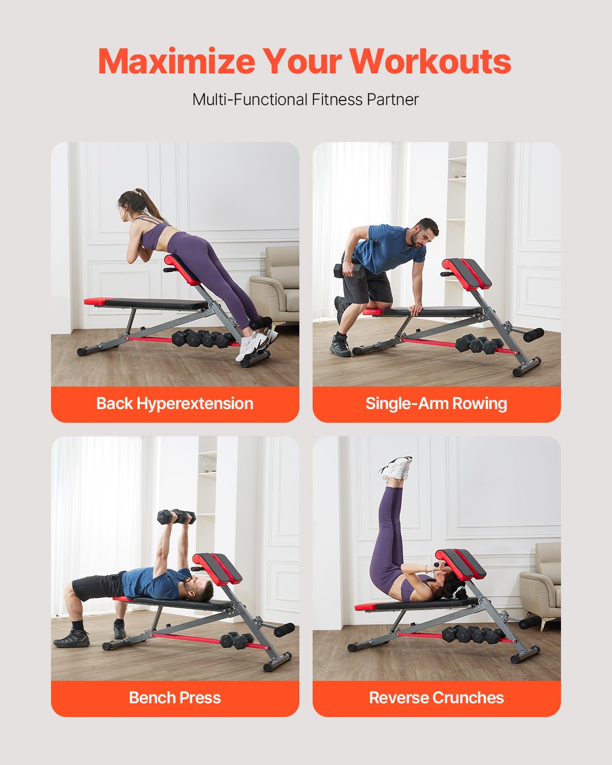 Banc de musculation Banc de musculation à domicile Réglable