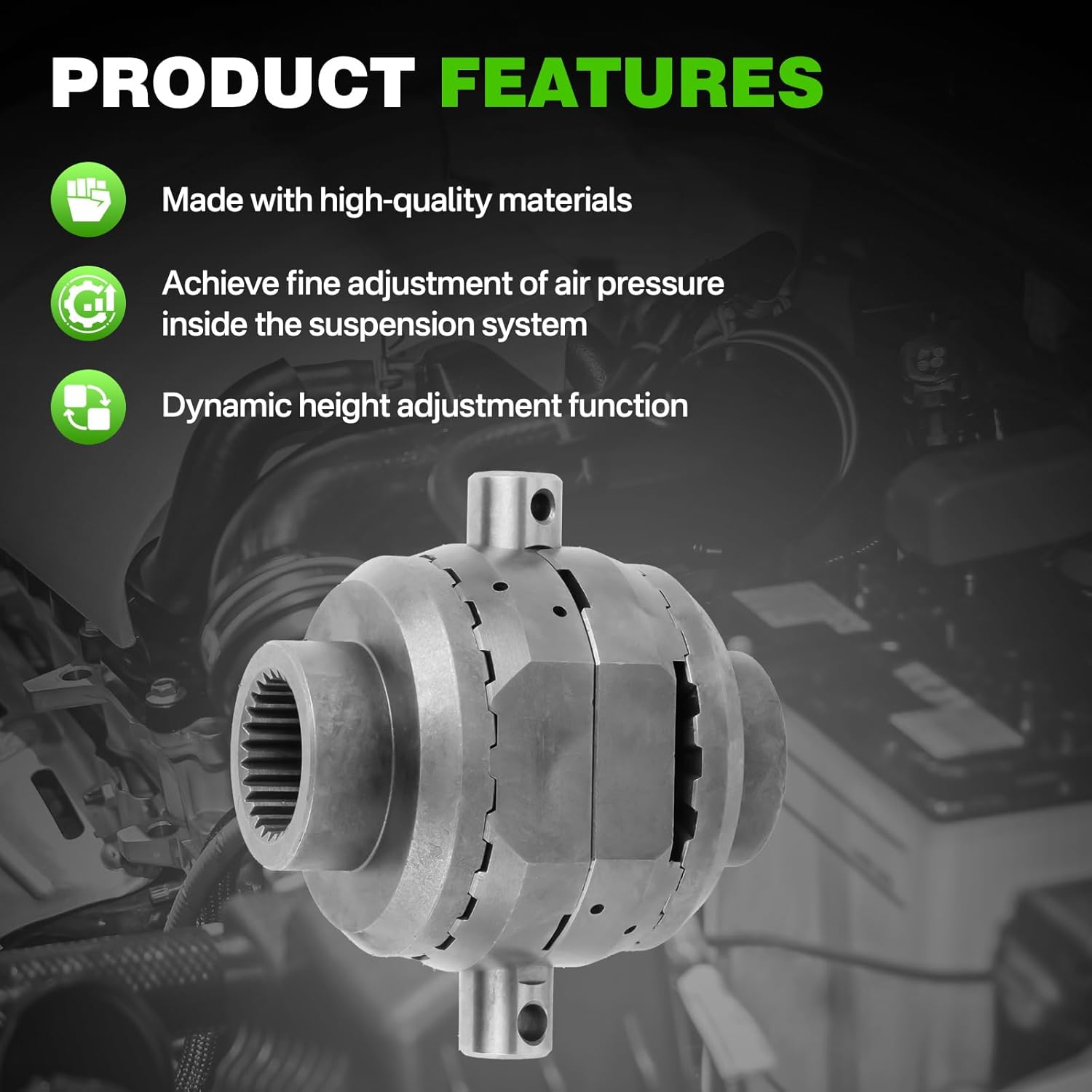 Front Differential Locker Compatible with 2011-2017 Jeep Wrangler, Cherokee, Ford & Volvo w/Dana 30 27 Spline Replaces SLD3027 & SLD30-27