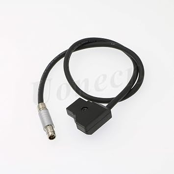 Uonecn 3 Pin RS Male for Anton Bauer D-TAP Power Cable for ARRI Alexa RED TILTA