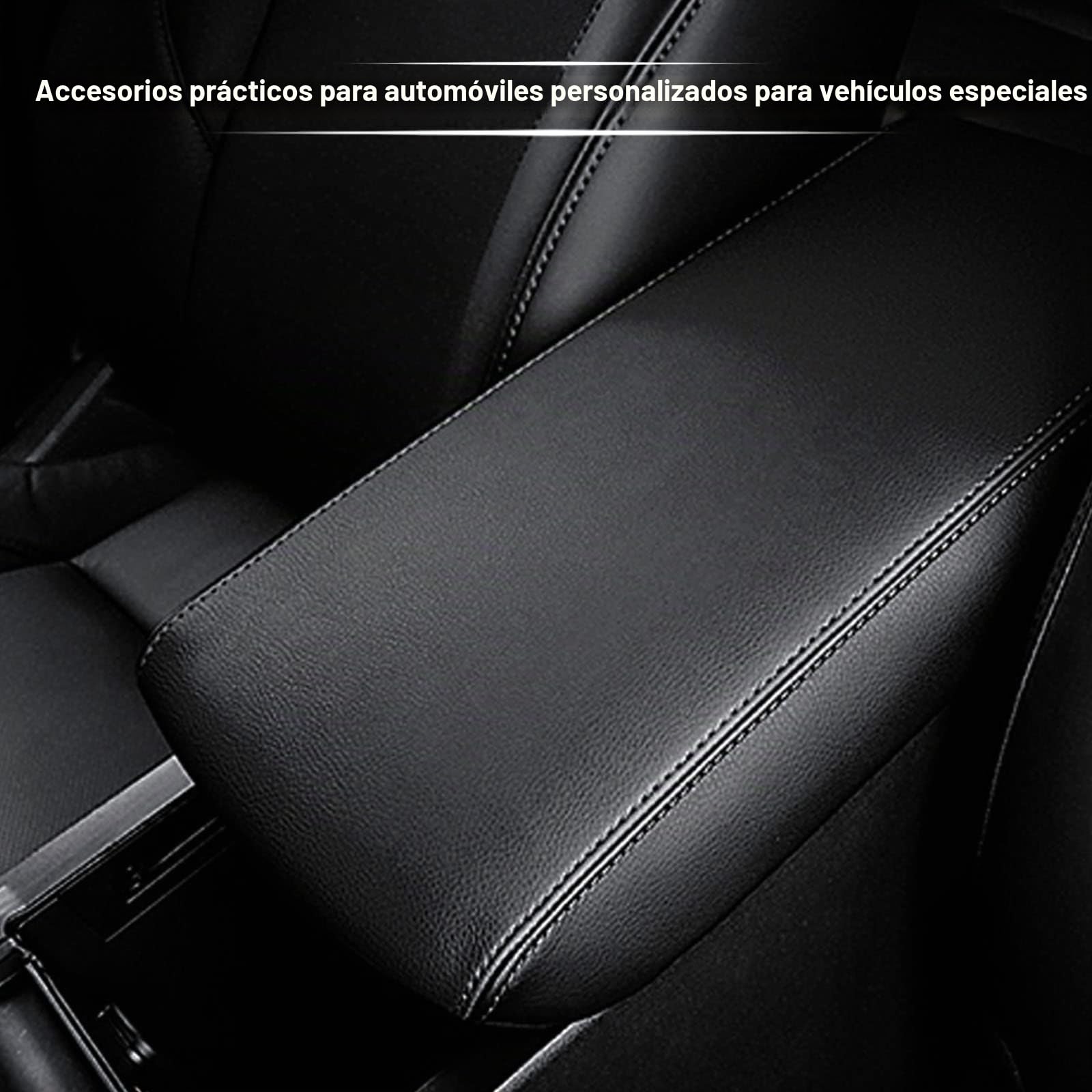 YEE PIN Compatible con Mazda 3 2019-2022 Reposabrazos Caja Cuero Cubierta Apoyabrazos de Consola Central Funda de Protección de Superficie Interior Accesorios