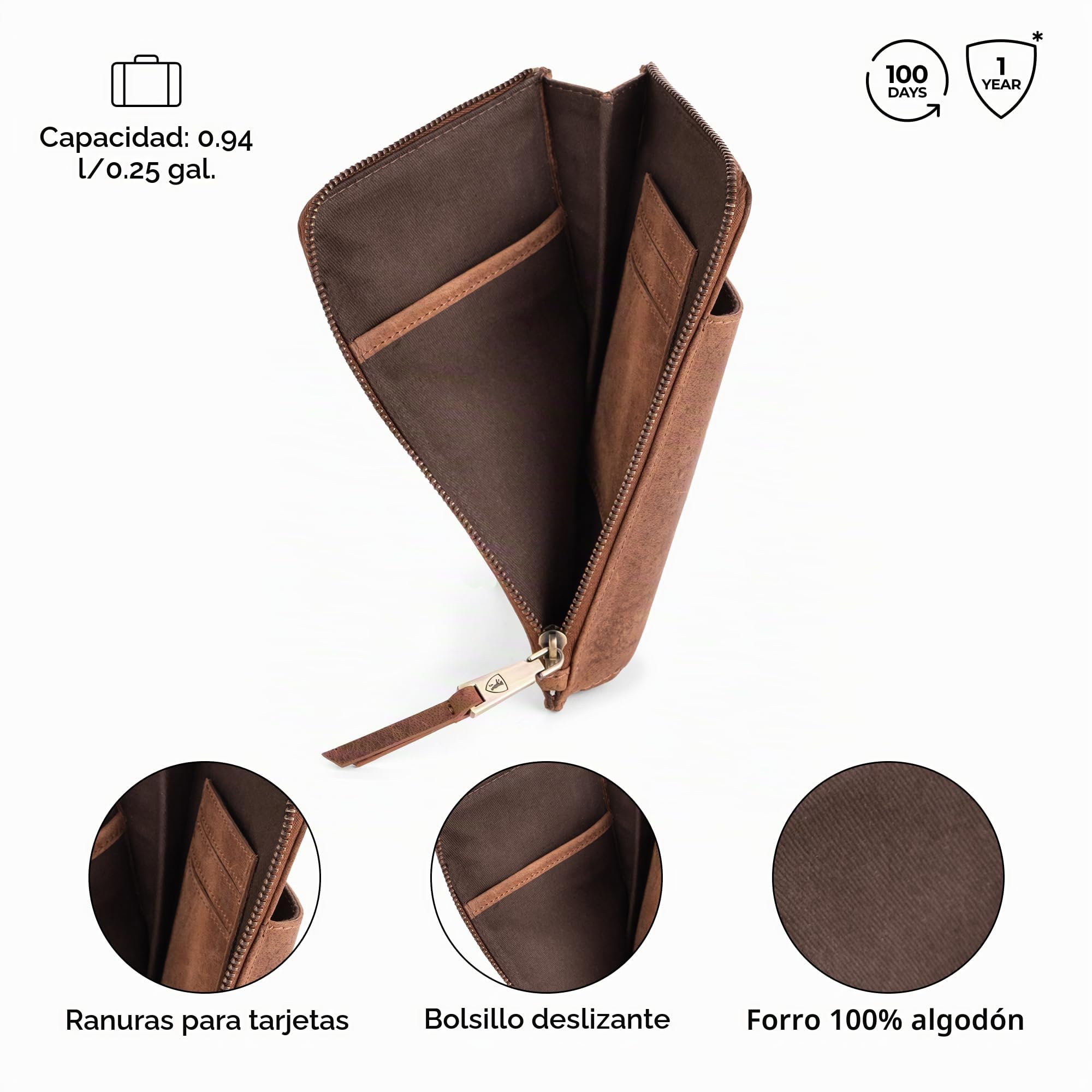Berliner Bags Kim Bolso Bandolera de Piel Auténtica con Compartimento para Móvil y Tarjetas para Mujer y Hombre, Pequeño, Elegante y Práctico
