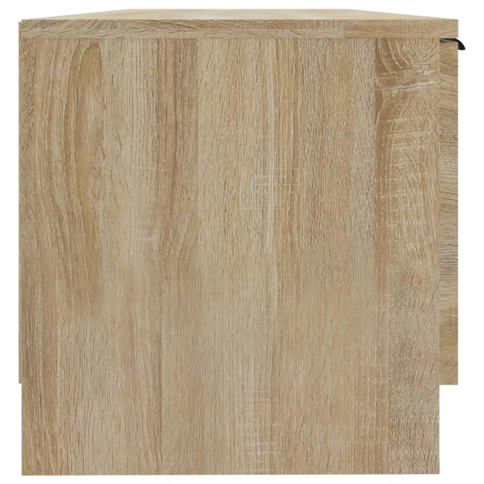 Homgoday TV-kast, Sonoma-eiken, 102 x 35 x 36,5 cm, meerlaags hout, tv-kast, onderkast voor tv, salontafel, tv-standaard voor woonkamer