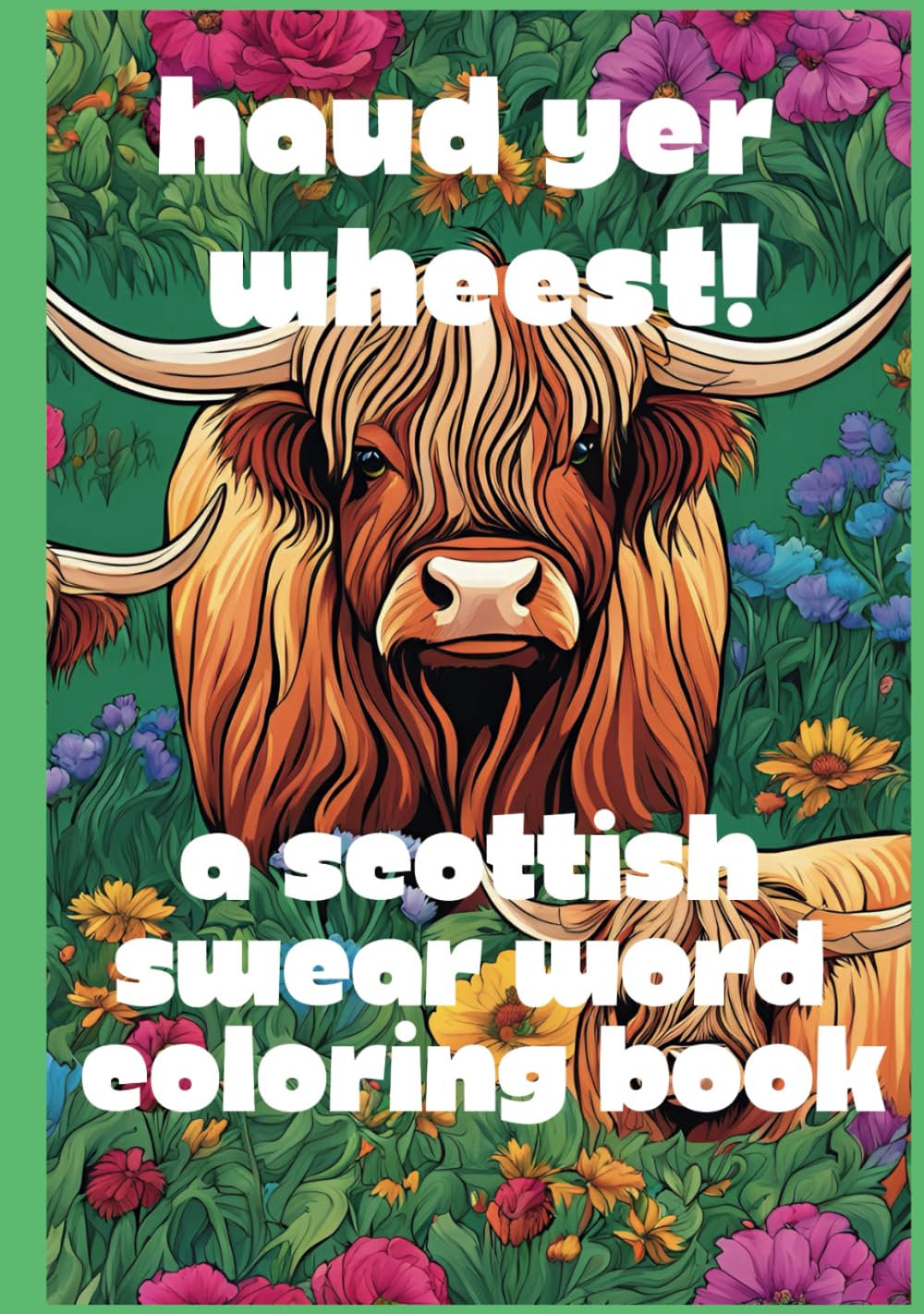 Haud Yer Wheest - A Scottish Swear Word Coloring Book.: Cuss Words Adult Colouring Book - Relief and Relaxation. (Scottish Slang and Sass)