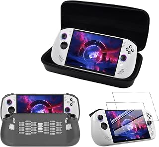 Pidynx Protective Kit for Lenovo Legion Go S Case Cover & Screen Protector & Storage Bag, Legion GO S Accessories, HD 9H Tempered Film Anti-Scrath Dustproof Anti-Collision