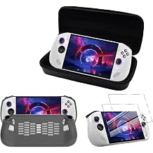 Pidynx Protective Kit for Lenovo Legion Go S Case Cover & Screen Protector & Storage Bag, Legion GO S Accessories, HD 9H Tempered Film Anti-Scrath Dustproof Anti-Collision