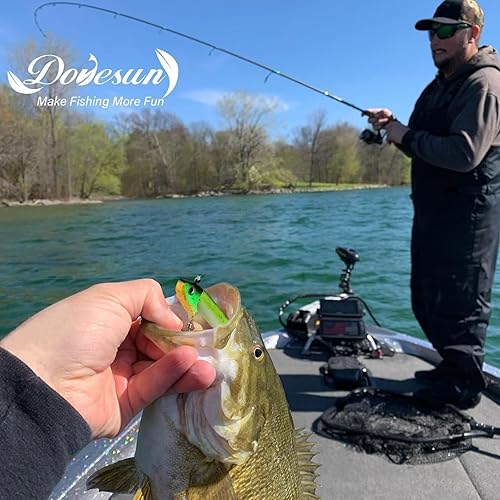 Miniatura 7 de Dovesun Underspin Jig Heads - Cabezas de pesca de agua salada para pesca de lubina, cabeza de sonajero, 14 onzas, 38 onzas, 12 onzas, 34 onzas, 5