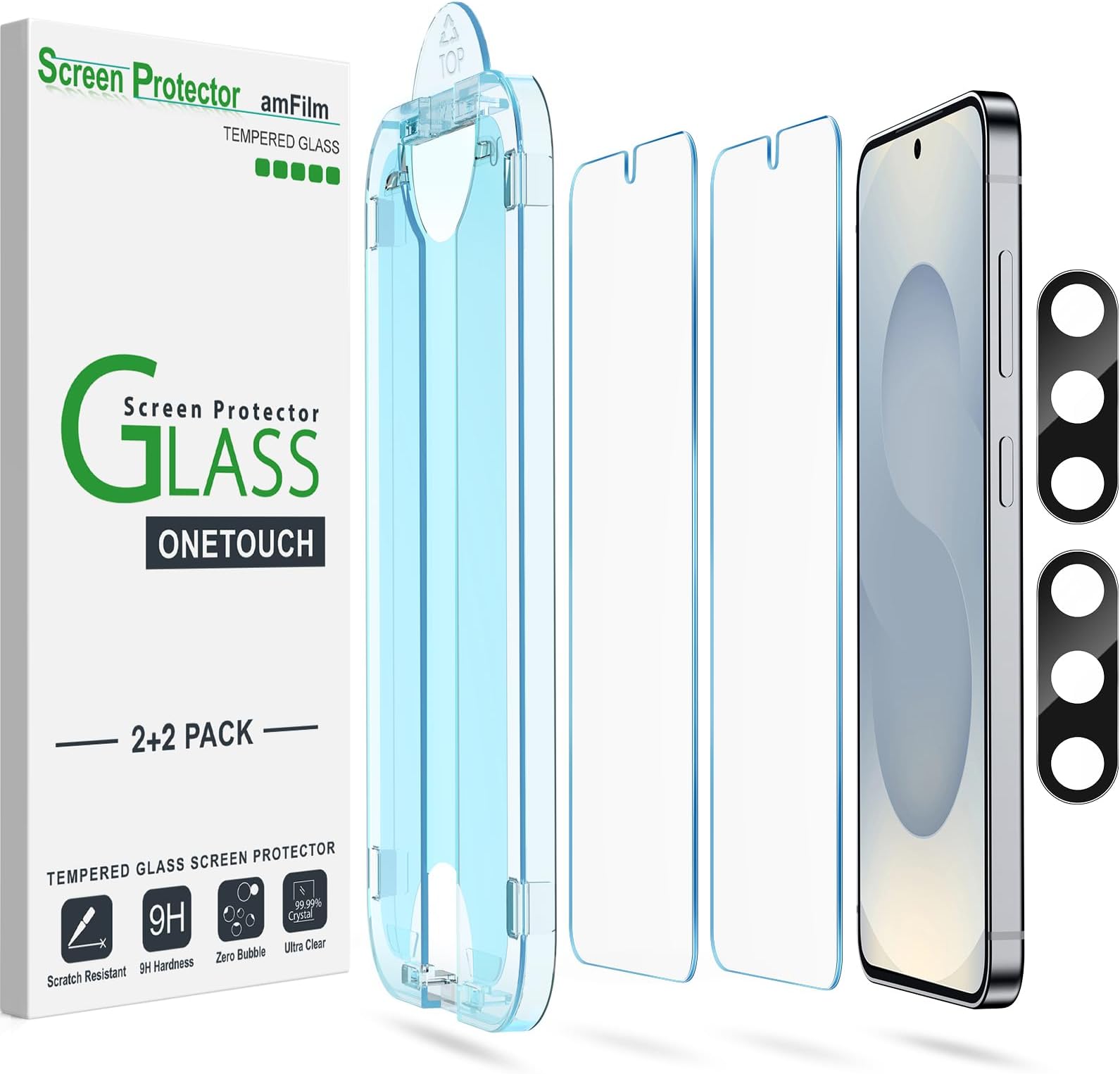 Cable Leader Schutzfolie Für Google Pixel 9 - Panzerglas 9H, Kamera Schutz, 2,5D Kanten