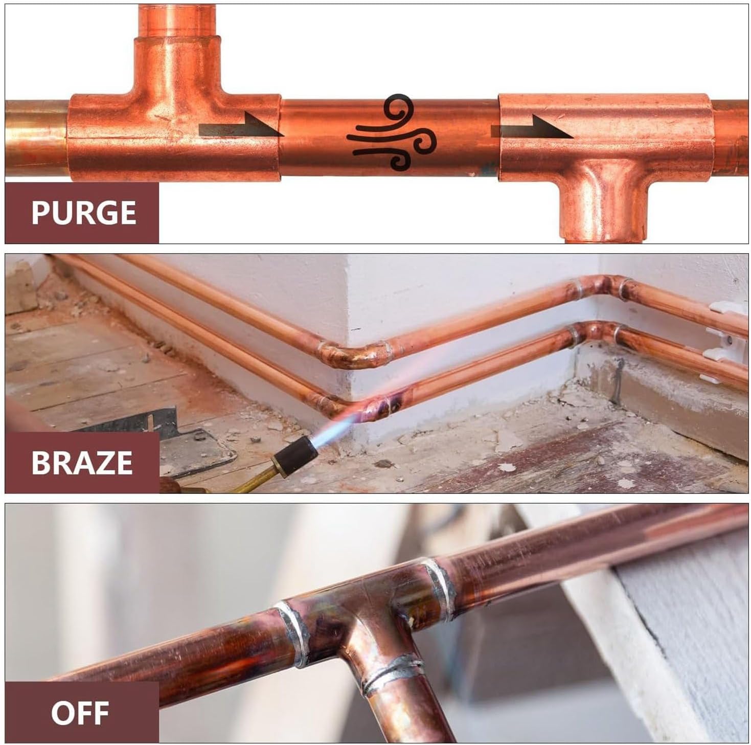 Nitrogen Regulator Hvac, Hvac Tools Clearance, Nitrogen Purge Tool 1/4 Inch Connector Nitrogen Gas Regulator Brazing Tool for HVAC Equipment
