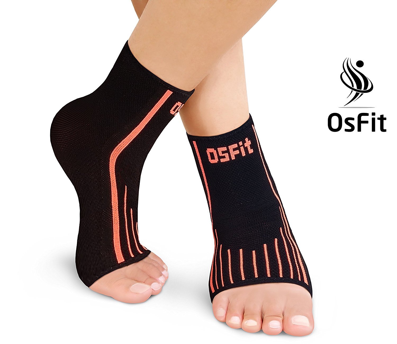 Fitness E Premium Foot Care Compression Sleeve, 1 Pair (Small)