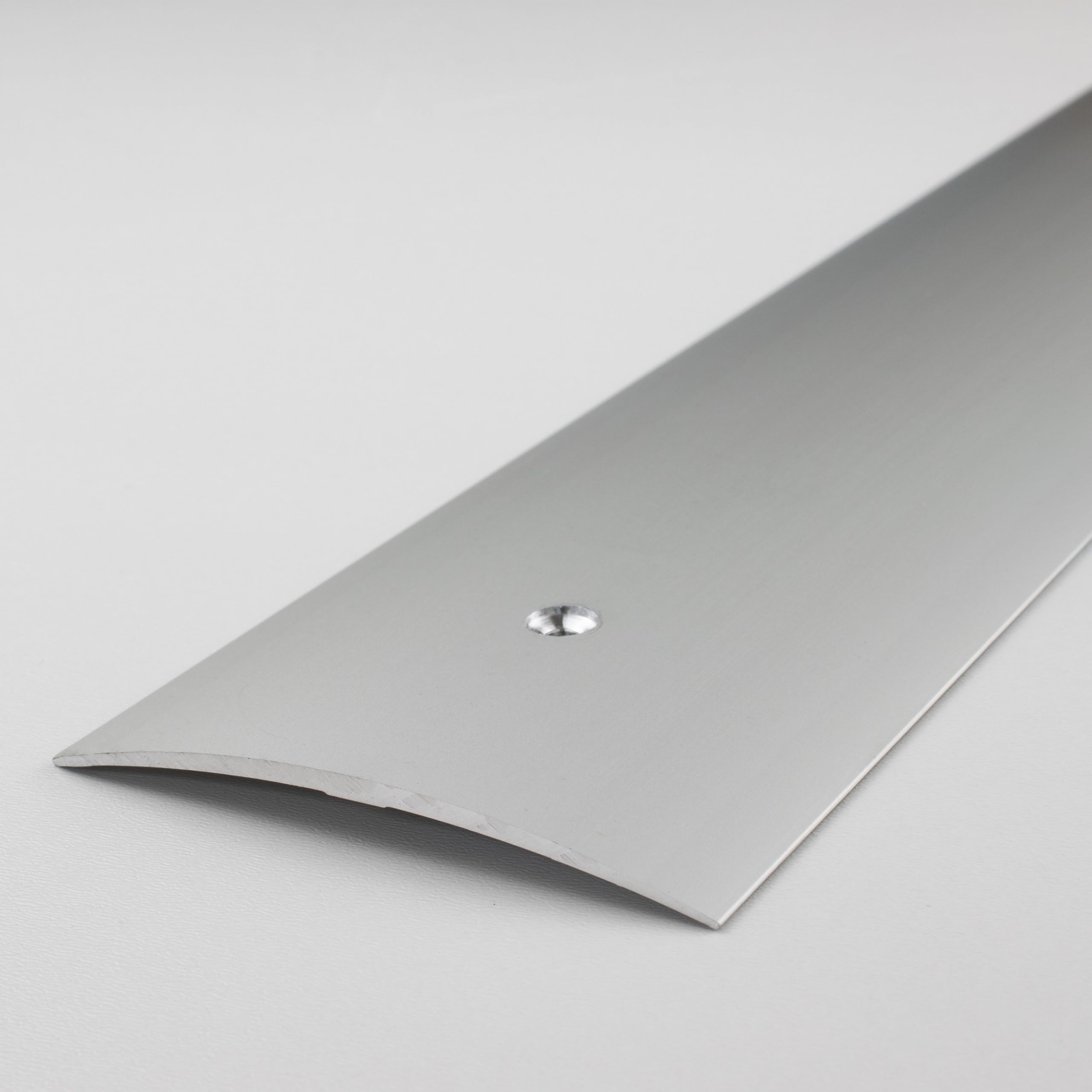 PROVISTON Übergangsprofil - 930 x 70 x 6,55 mm - Aluminiumprofil - Silber - Übergangsleiste - Bodenprofil - Bodenleiste - Aluprofil