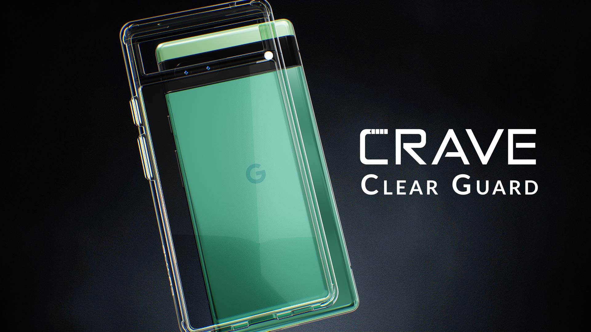 Amazon.com: Crave Clear Guard for Pixel 6a Case, Shockproof Clear