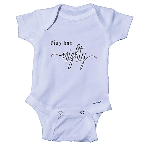 Ink Trendz Tiny But Mighty Baby Onesie - NICU Graduation
