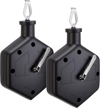 RUBII 2 Pcs 100Ft Chalk Line Reel Box, Portable Chalk Reel with Carabiner, Black Chalks Line Tool for Construction Carpentry Projects Drawing Straight, 6 Locking Positions