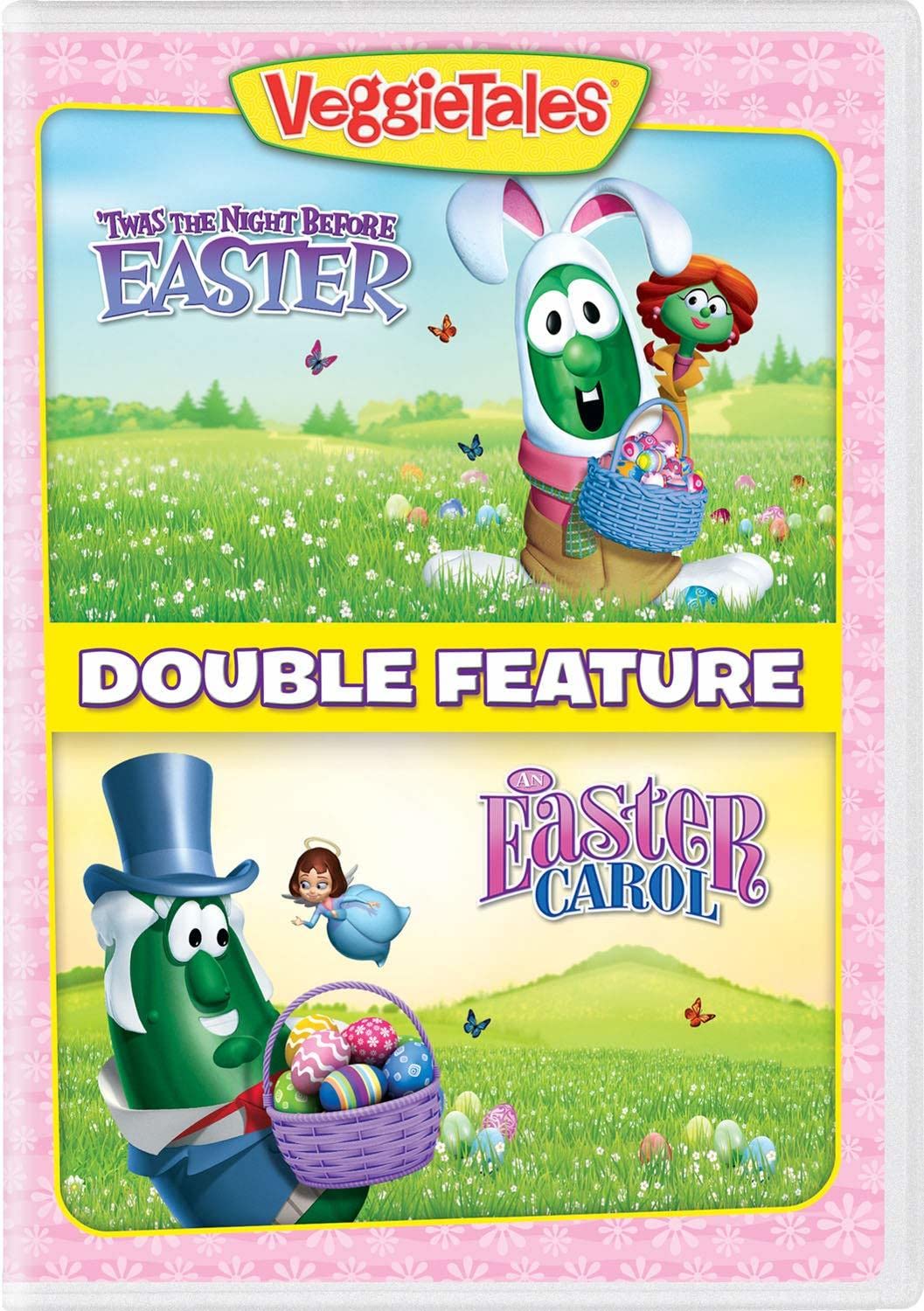 Evita pantallas inapropiadas con Veggietales Easter Double Feature el DVD infantil de Pascua seguro