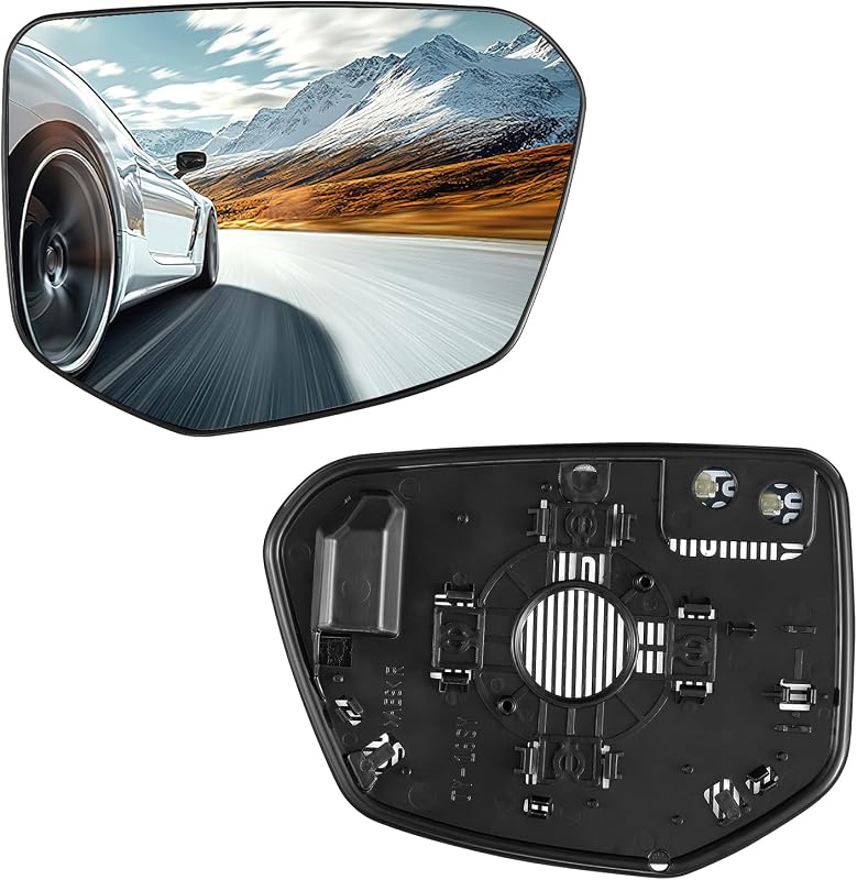 Vidro do Retrovisor Direito Convexo com Aquecimento SYKRSS para Honda Civic 2016 a 2021 – 1 unidade