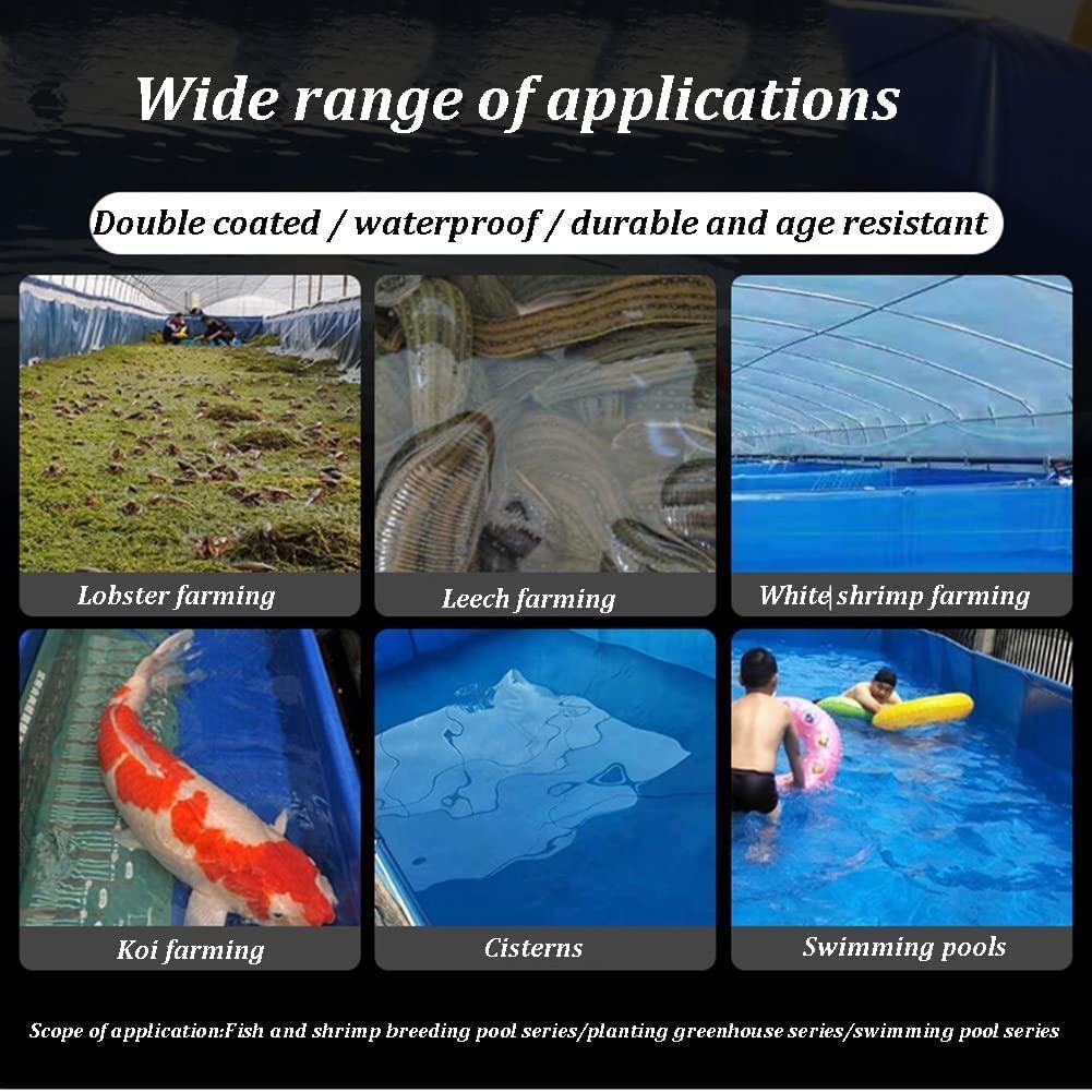 Estanque De La Piscina Del Acuario Con Soporte, Piscina Sobre El Suelo Estanque De Peces De Lona Circular Actualice El Tanque De Agua Grande Con Válvula De Drenaje For Koi De Cultivo De Jardín,