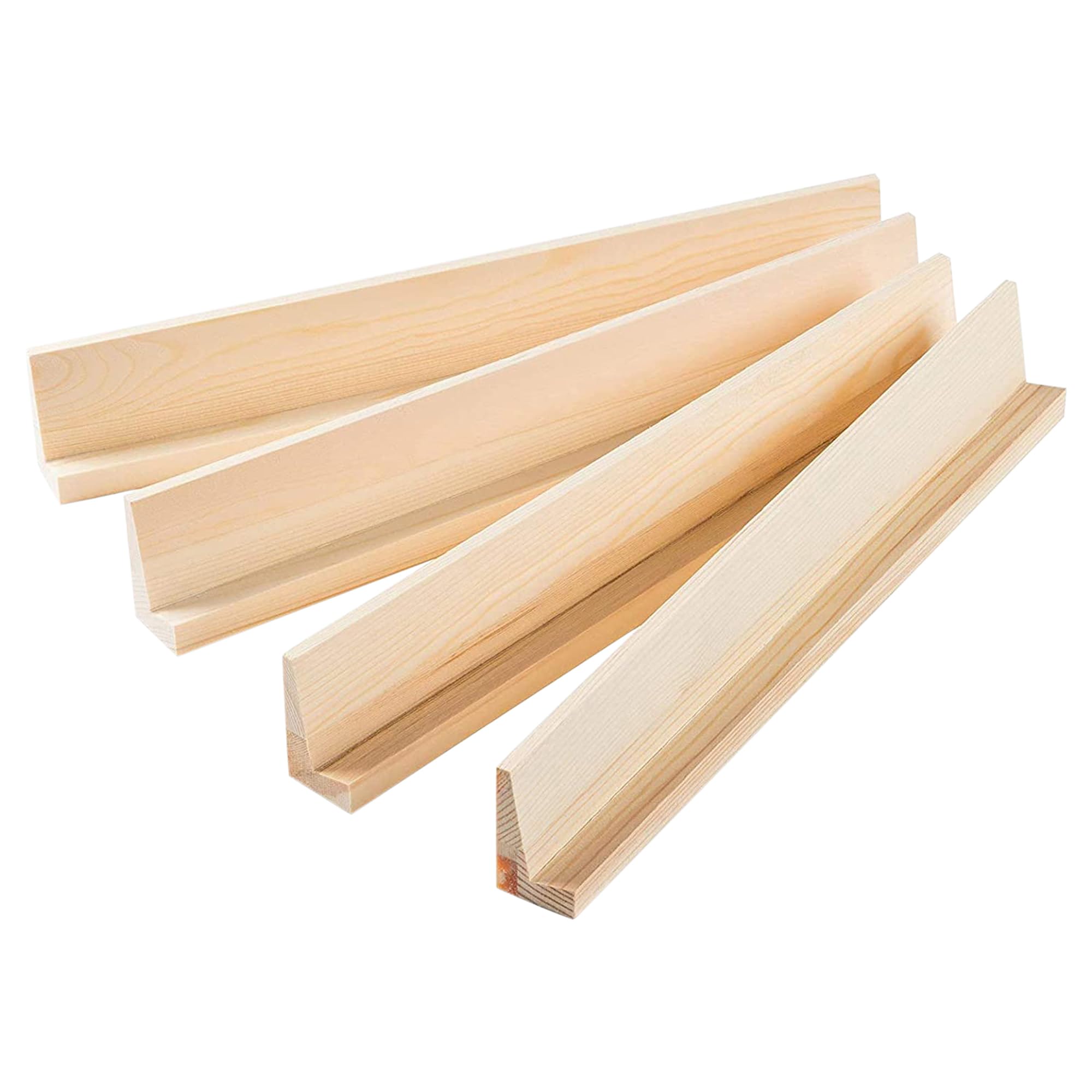 Trimming Shop Square - 36Cm Replacement Letter Tiles Holder Wooden Tray Alphabet Tile Stand Curved Rack For Word Spelling Games Art And Craft Diy Projects, 36Cm Length, 1Pc