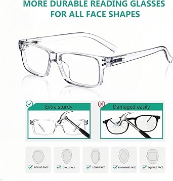 Eyekepper Reading Glasses for Men Women, Grey Tinted Lens Sunglasses
