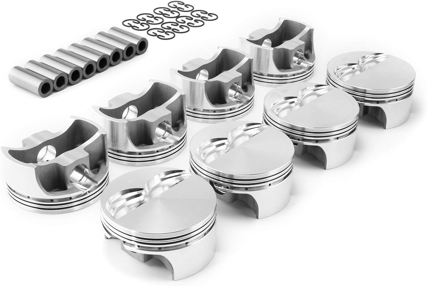 Speedmaster PCE305.1123 Compatible with Chevy LS2 4.000" Bore 1.065" .927" Flat Top Forged Pistons