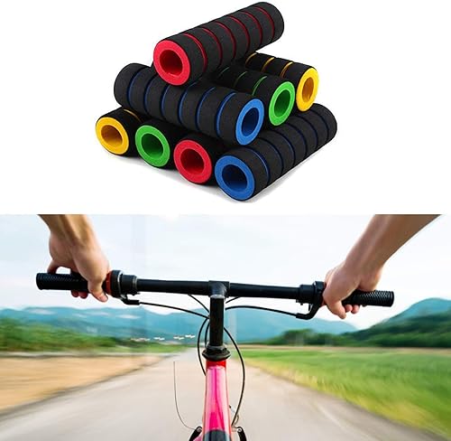 Miniatura 6 de Meideli - 1 par de empuñaduras para manillar de bicicleta, espuma suave para MTB