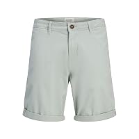 JACK & JONES Pantaloncini da Uomo Jpstbowie Solid SRT SN, Grigio Acqua