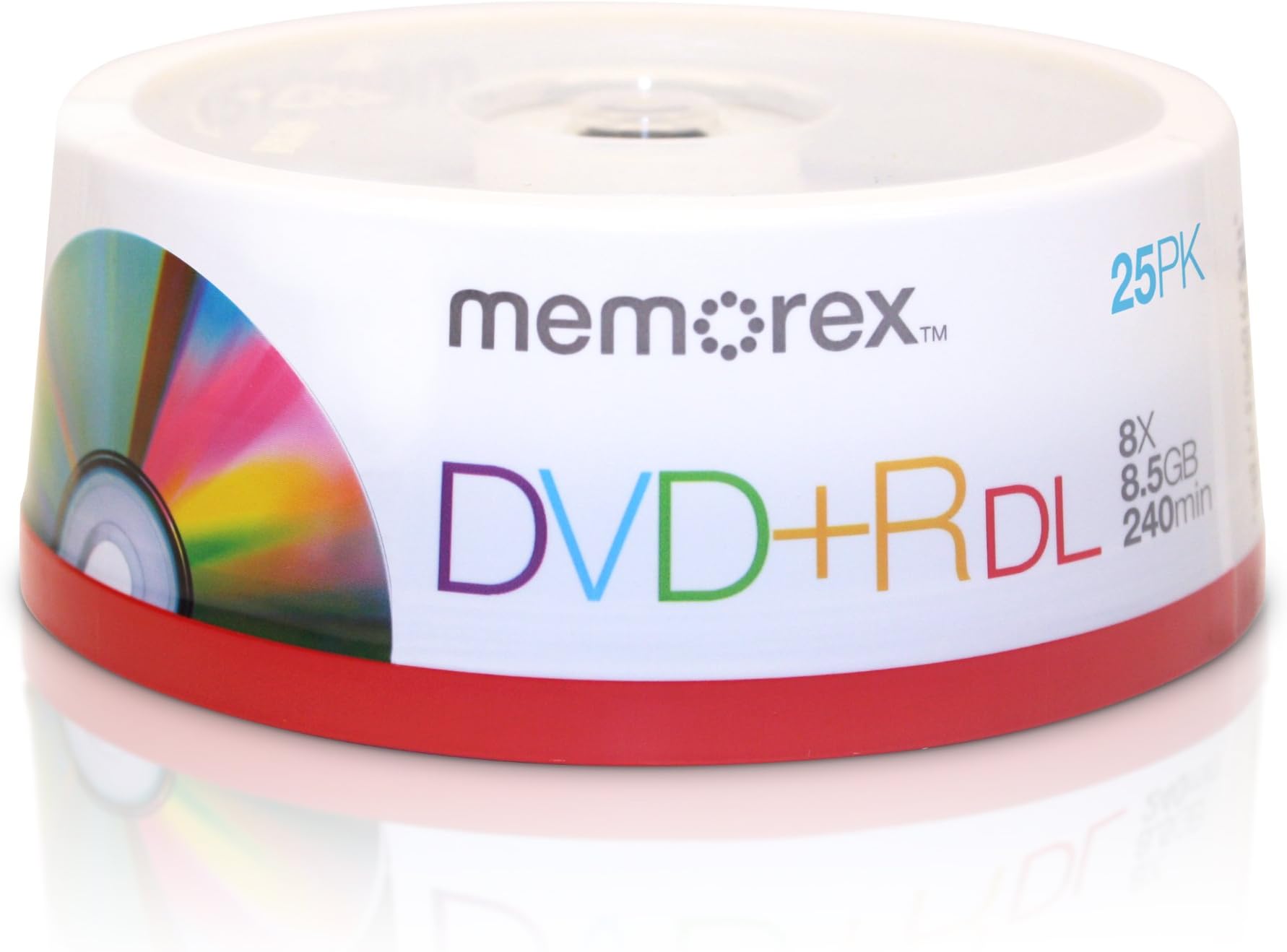 8.5GB 8X Double Layer DVD+R 25pk Spindle