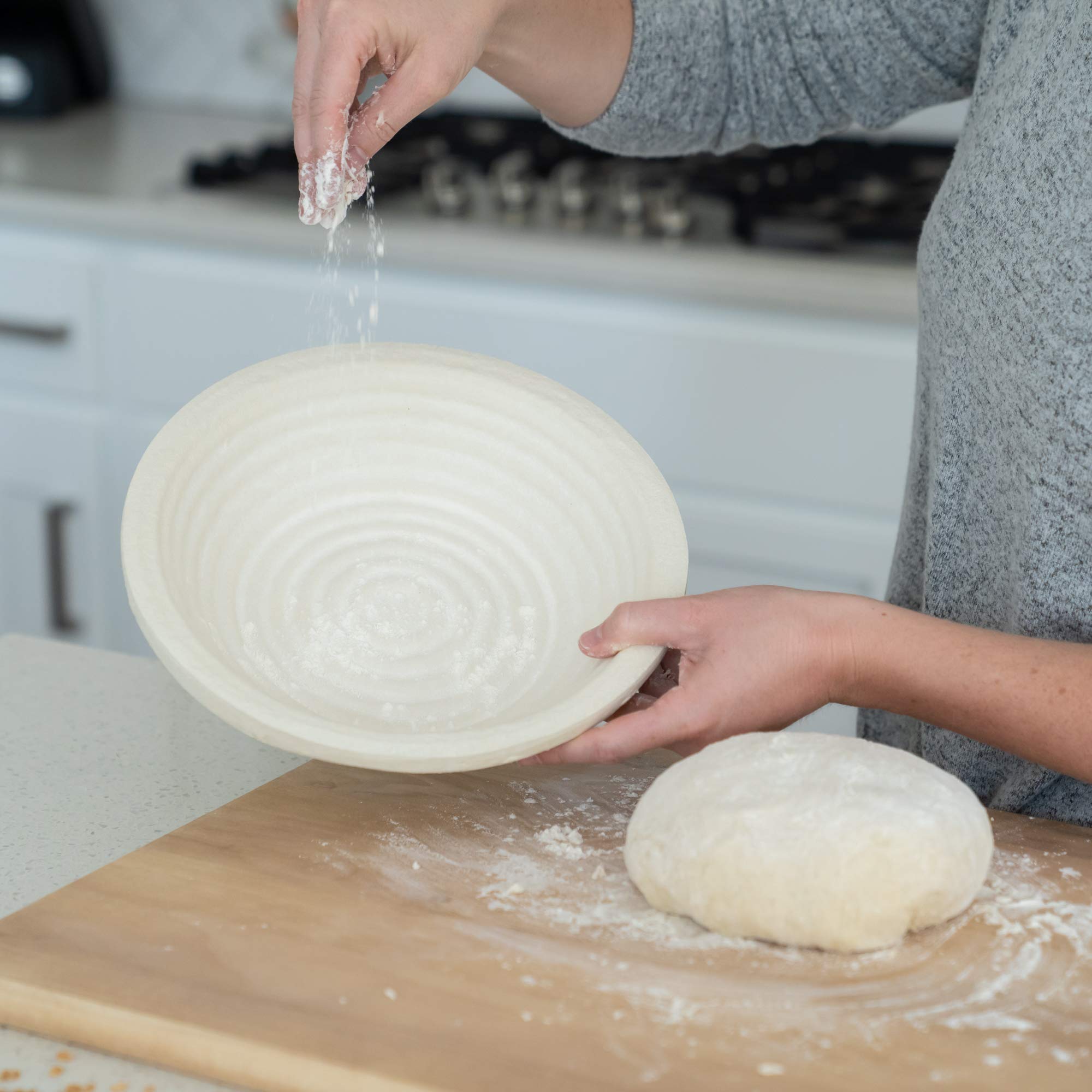 Bulka Bread Proofing Basket Brotform Spruce Wood Pulp 9 inch