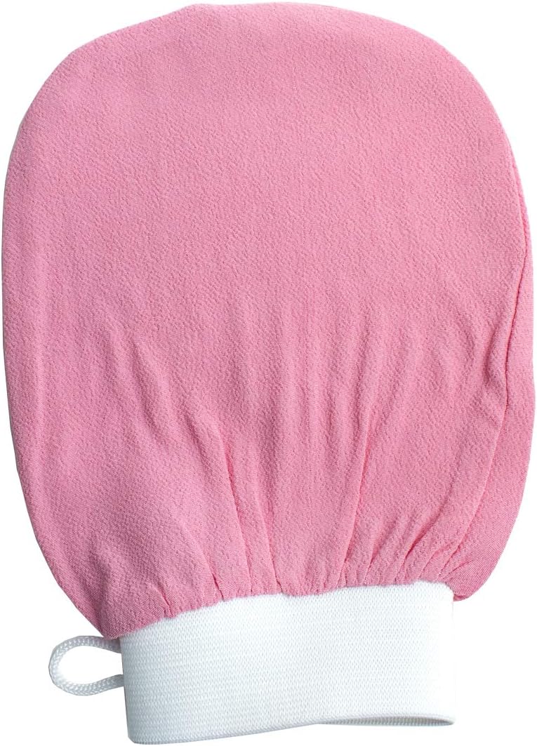 Exfoliating Glove set - All in one package. Receive a Pumice Stone, One pair of Exfoliating Gloves, One Korean exfoliating mitt, and One Loofah Sponge. (4 Pack)