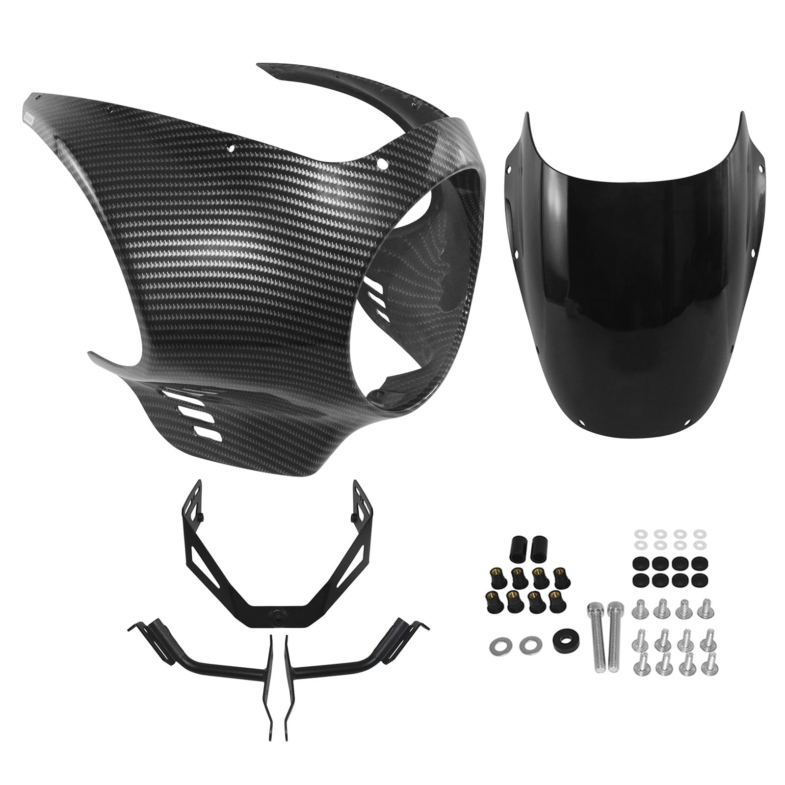 Amazon | FIRECARP バイク用 ビキニカウル フロントガラス スクリーン