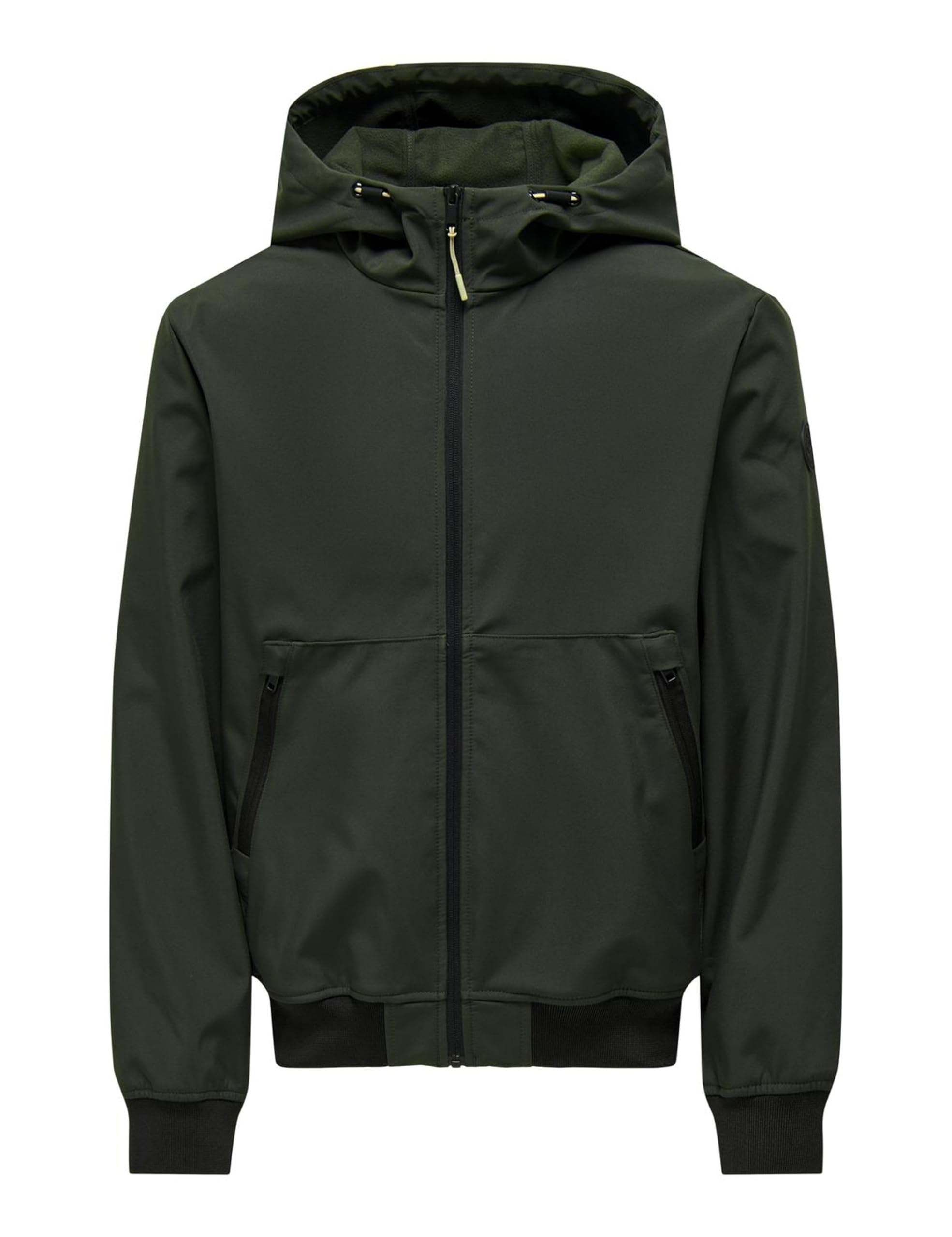 Only & Sons Onsbowie Men's Softshell Bomber OTW Softshell Jacket, Peat, S