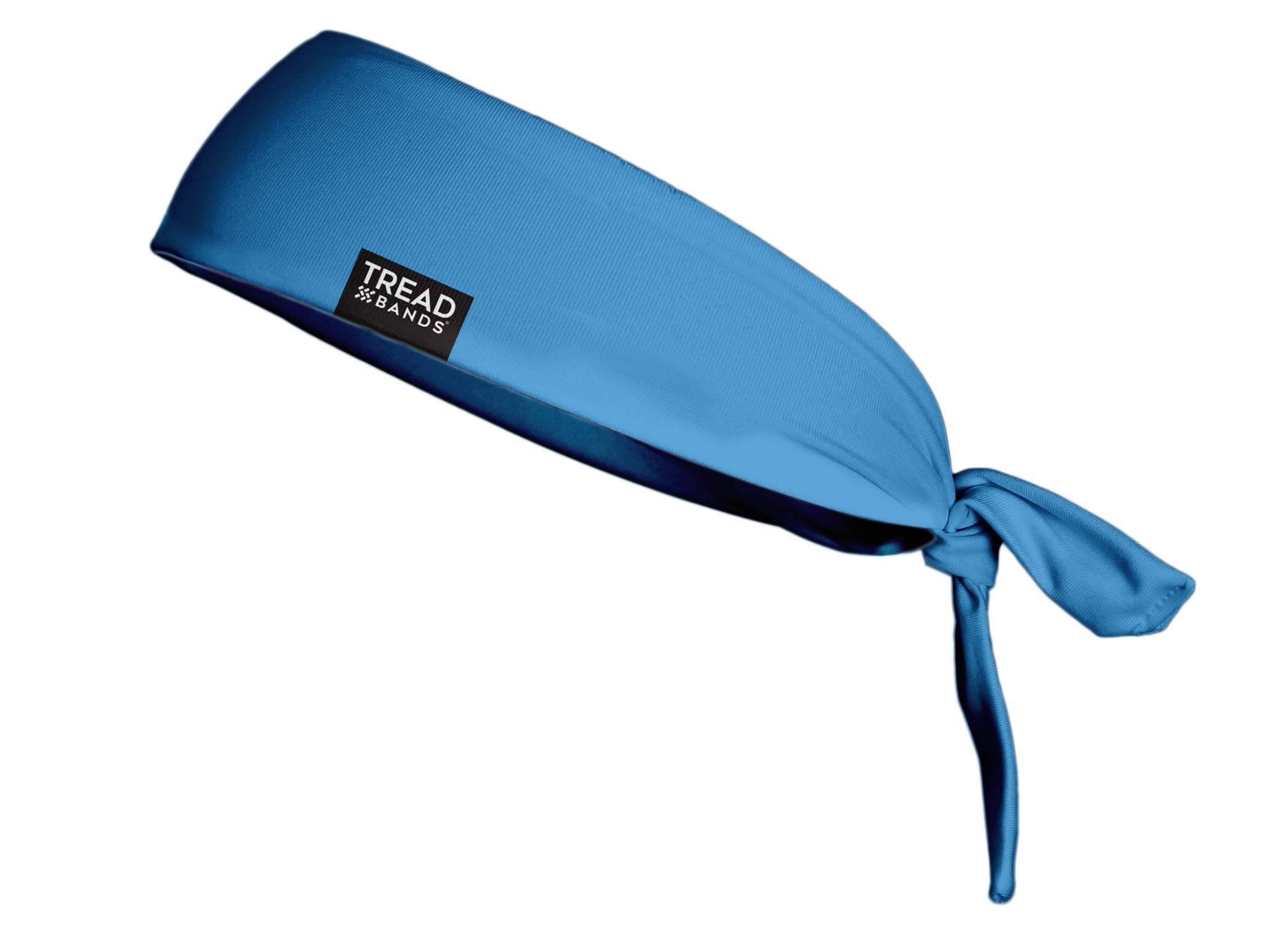 TreadBands All Terrain Tieback Non Slip Headband - Solid Colors (Columbia Blue)