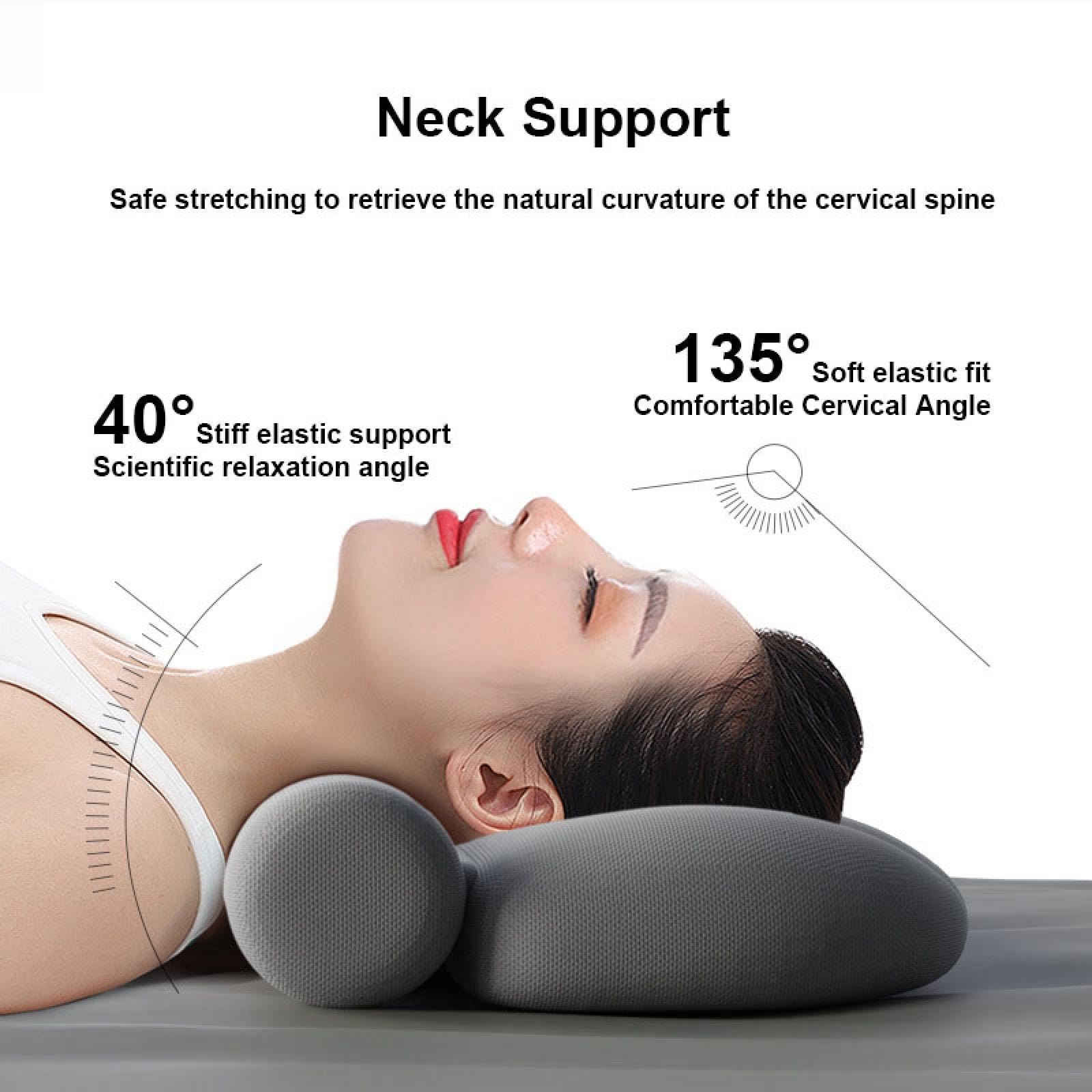 Moxibustion Nackenkissen Hot Compress Halswirbelsäule Kissen zum Schutz der starken Wirbel zum Schlafen Weiches Memory Foam Kissen Schlafen Spezial Zylinder Akupunktur und Moxibustion Kissen