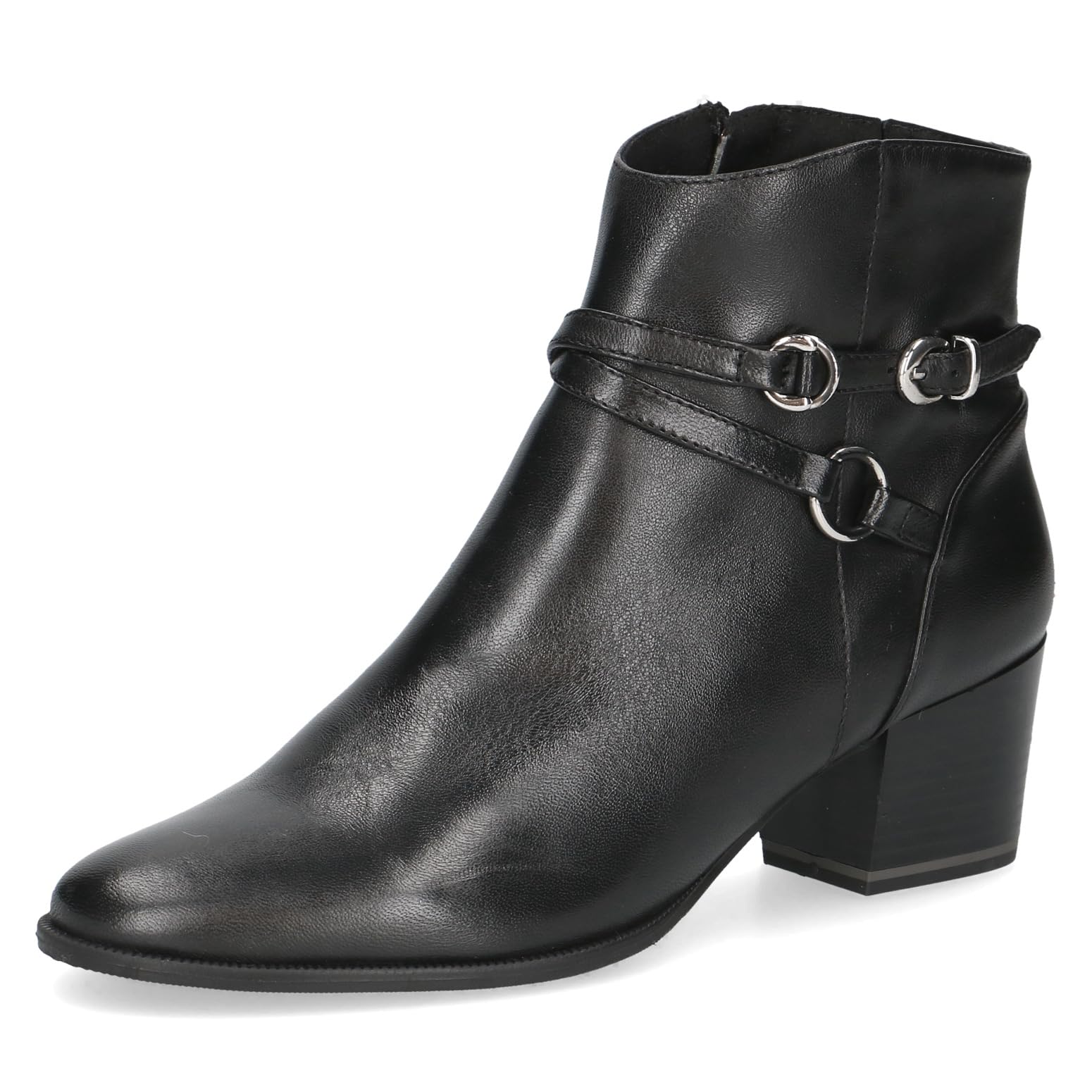 CAPRICE Damen Stiefeletten aus Leder mit Schnalle