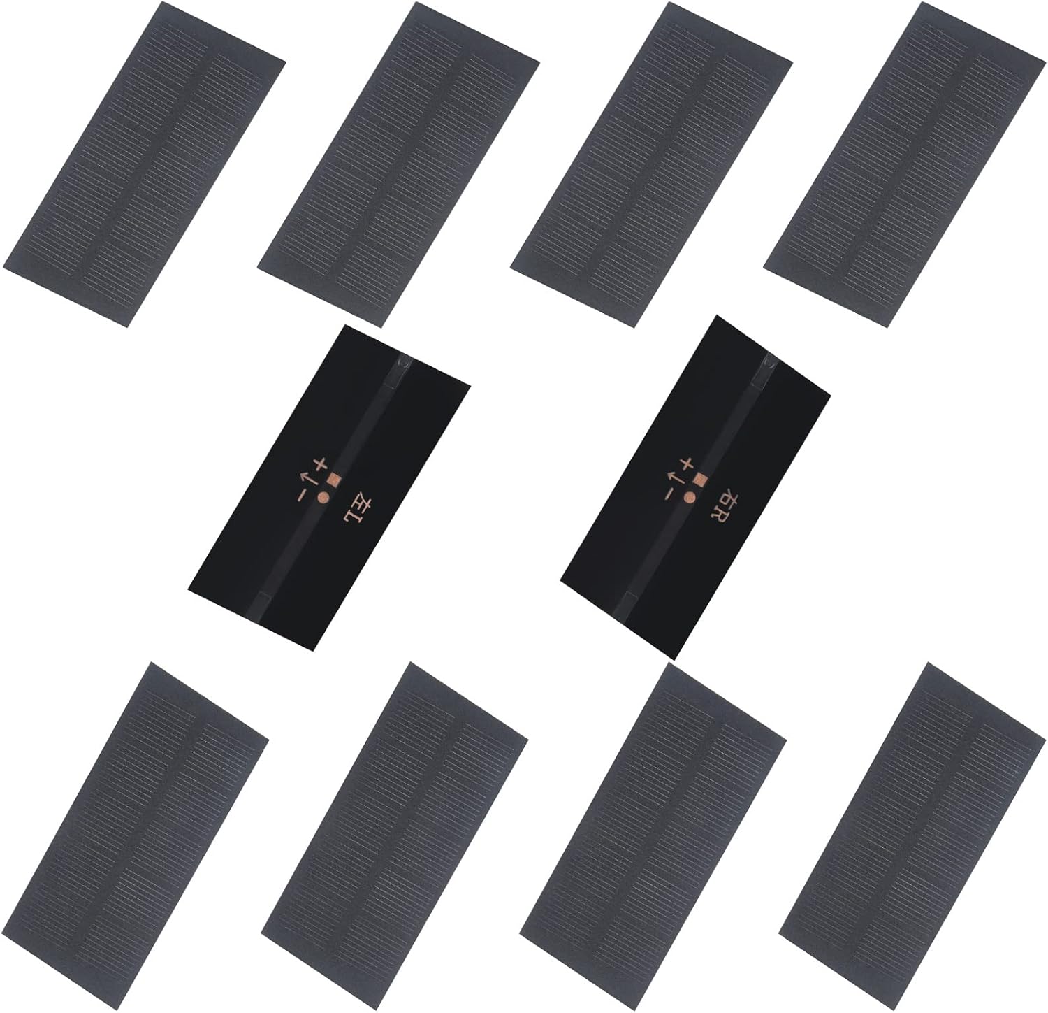 Soshine 10pcs Small Solar Panels 0.5w 2.5v Mini Solar