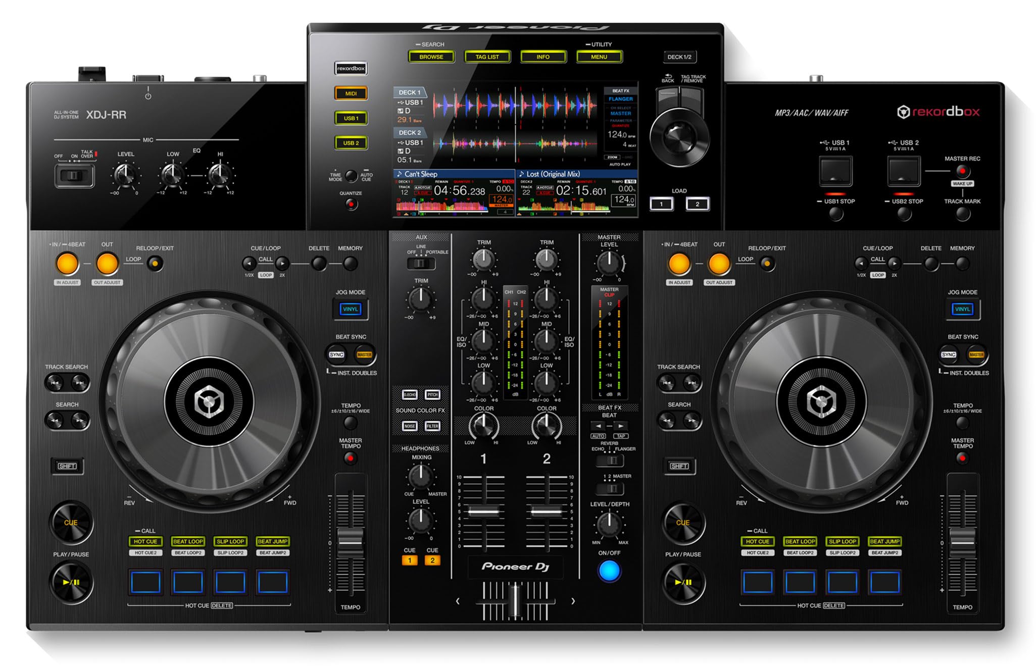Amazon.com: Pioneer XDJ-RR Sistema de DJ Todo en Uno de 2 Canales