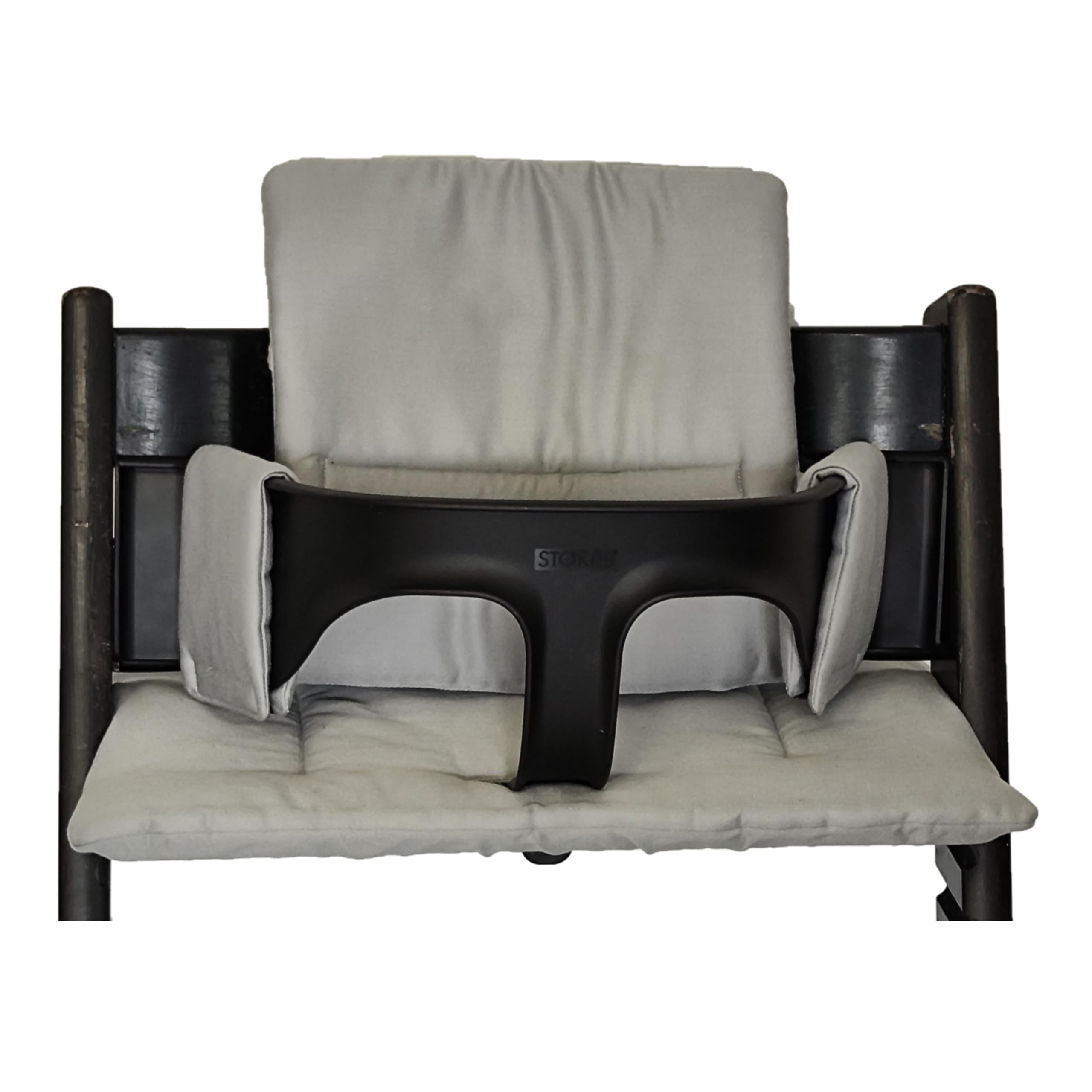 Shabany® Hochstuhl Sitzkissen 100% Bio Baumwolle | Classic Kissen Sitzbezug | Hochstuhlauflage | 2-teilig passend für Stokke Tripp Trapp Kinderhochstuhl |maschinenwaschbar | einfache Befestigung
