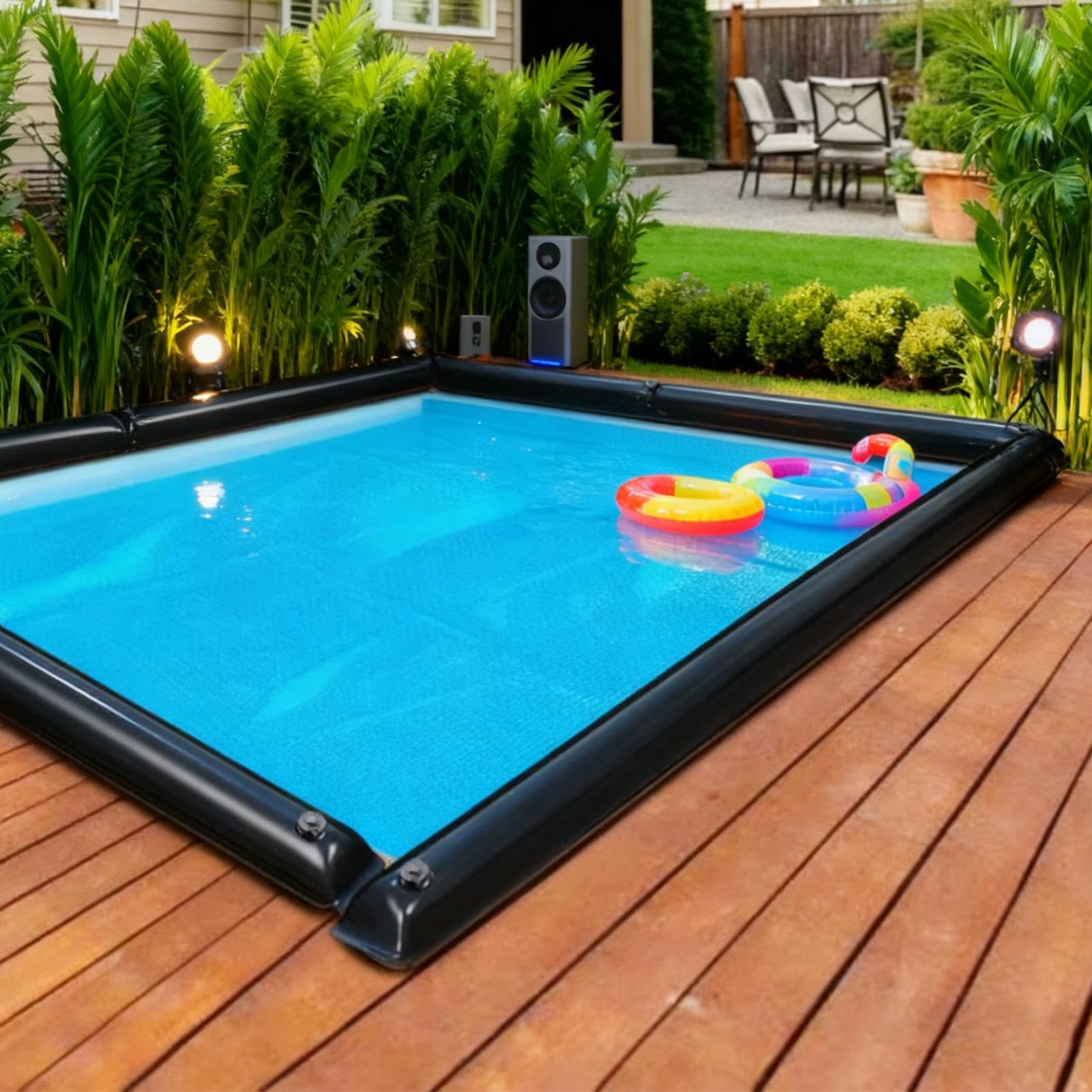 Sacs d'eau pour Couverture de Piscine Enterrée 5 Pièces Accessoires d'hiver
